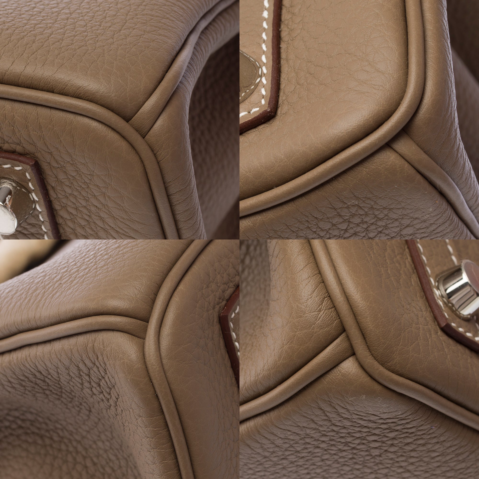 Sac HERMES Birkin 30 en Cuir Étoupe - 103845