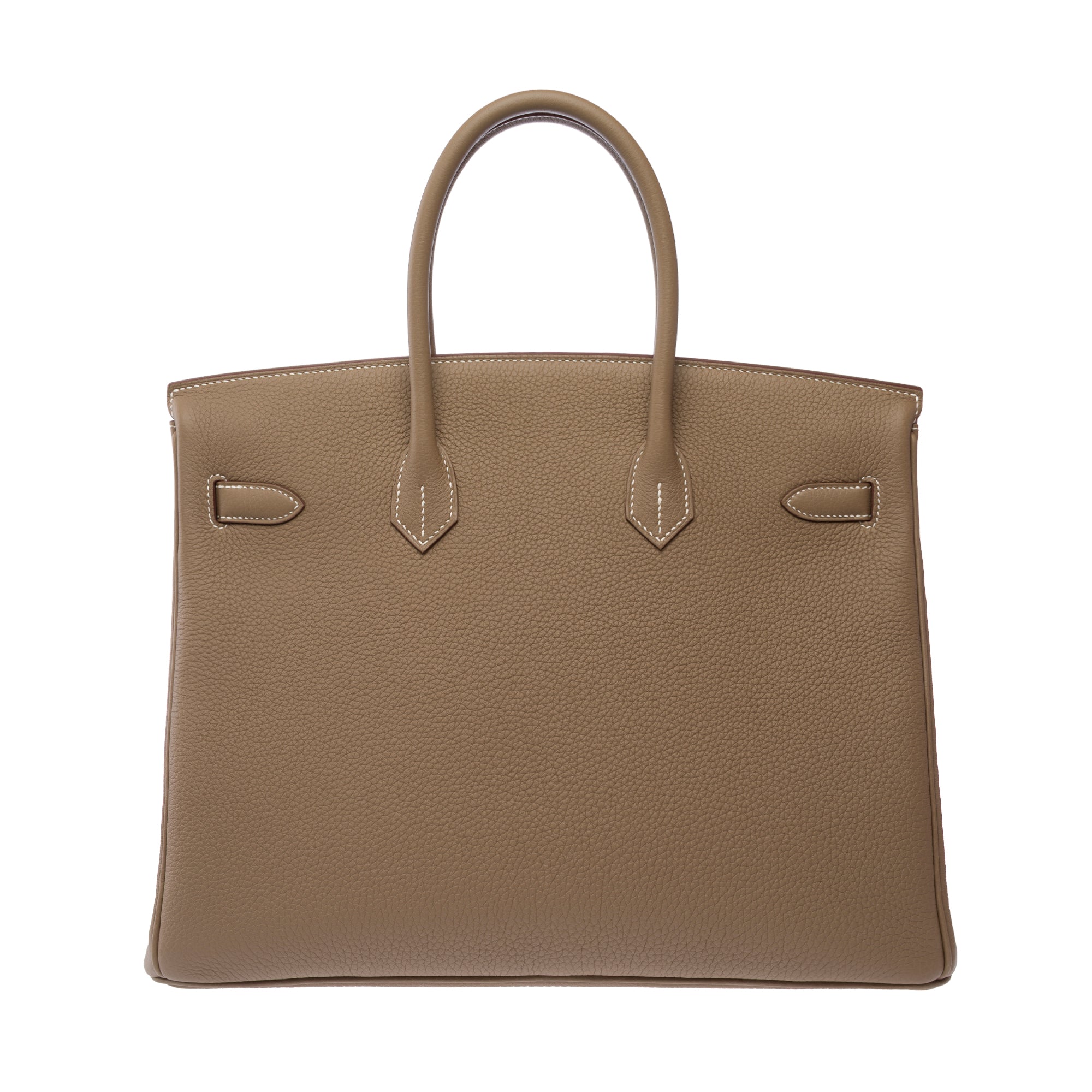 Sac HERMES Birkin 35 en Cuir Étoupe - 103844