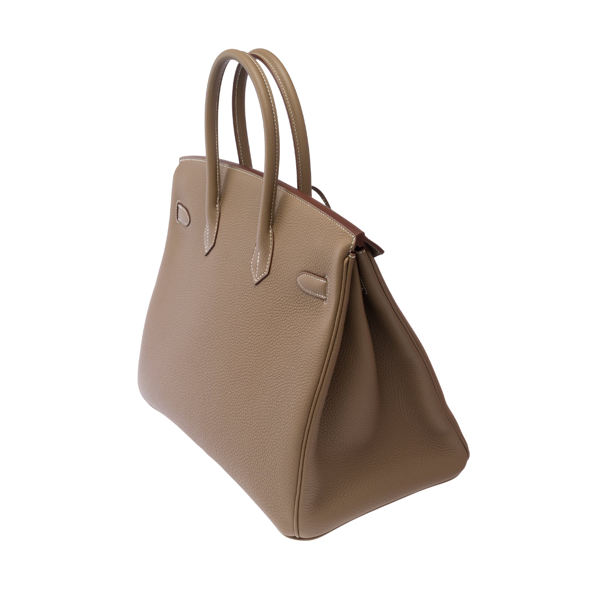Sac HERMES Birkin 35 en Cuir Étoupe - 103844
