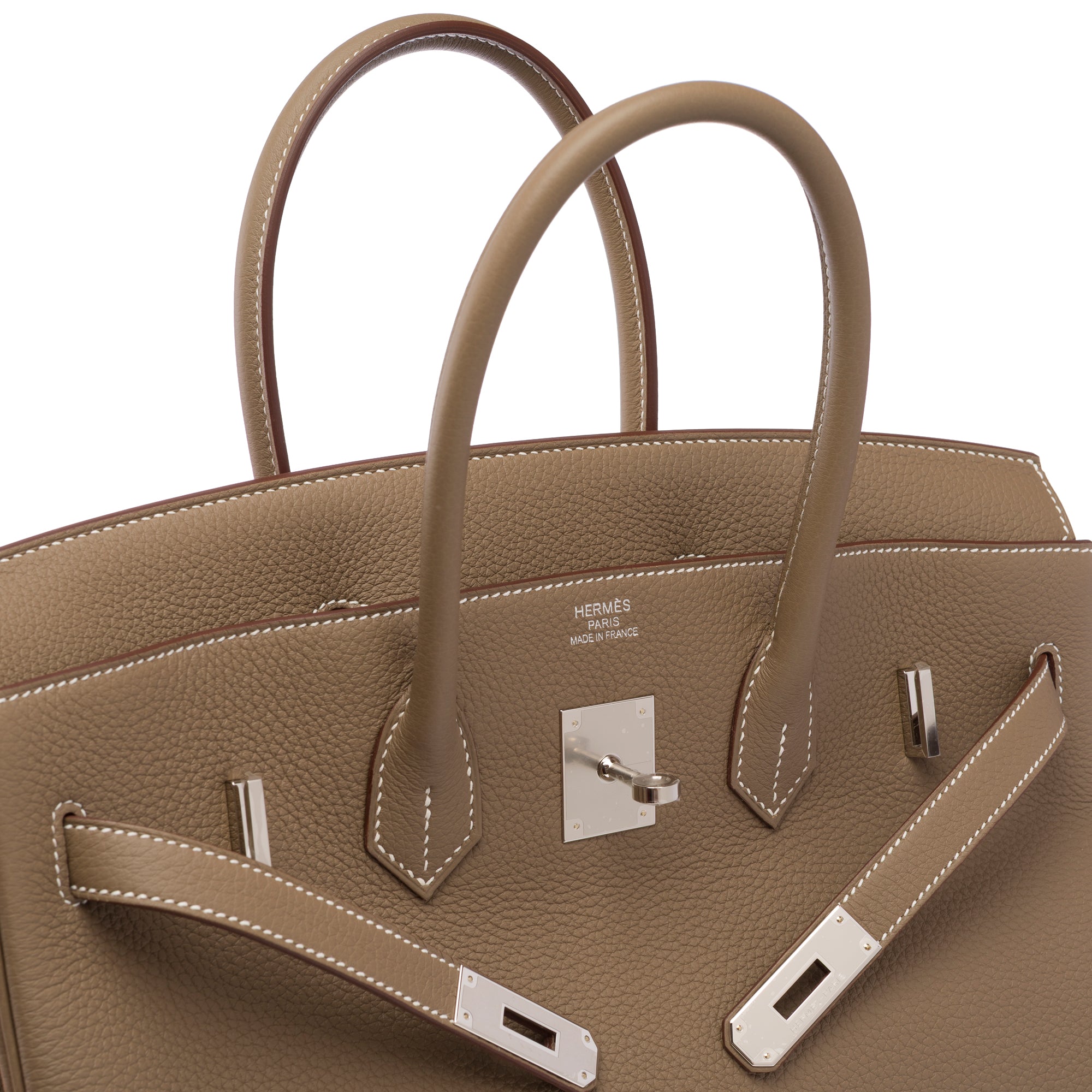 Sac HERMES Birkin 35 en Cuir Étoupe - 103844