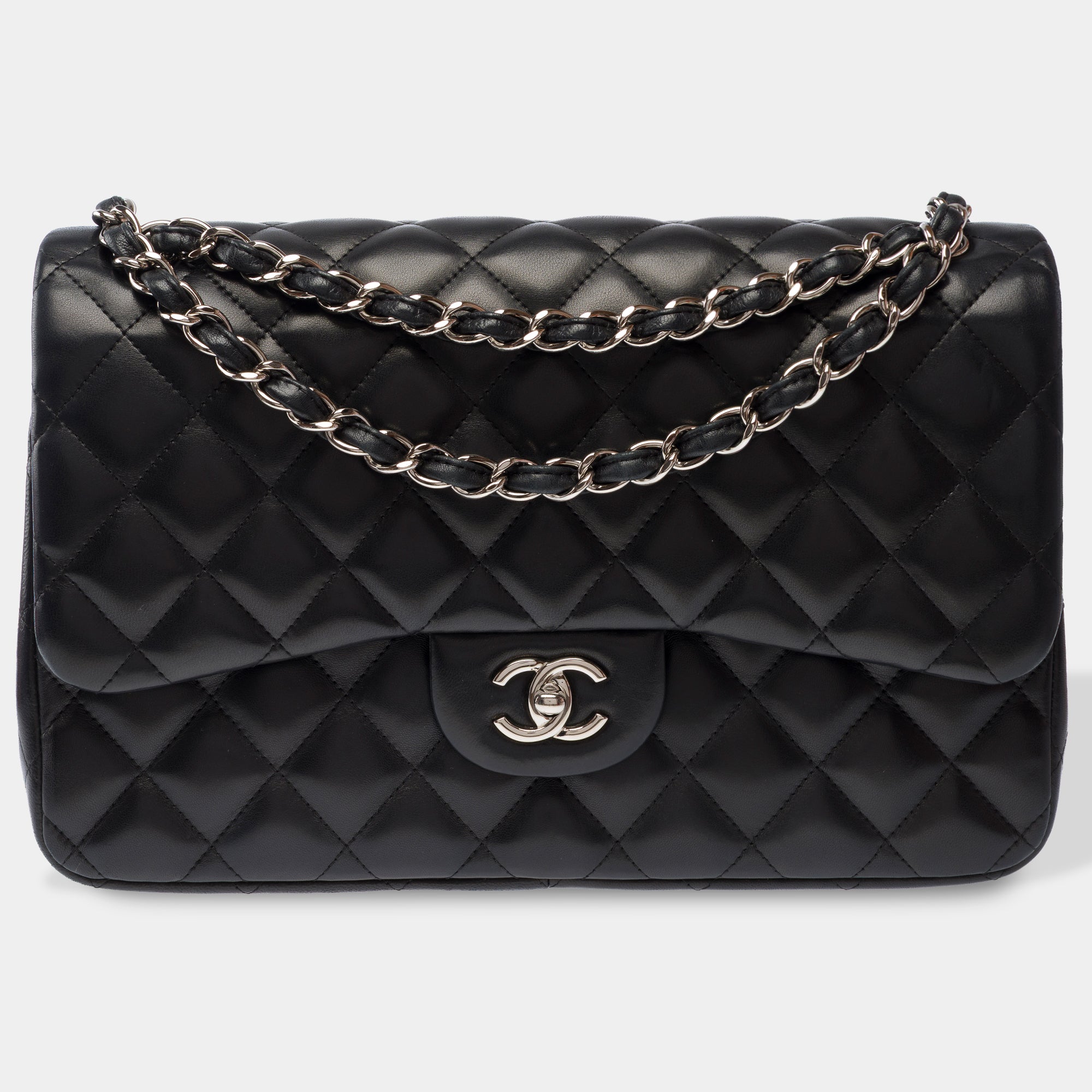 Sac CHANEL Timeless/Classique en Cuir Noir - 103869