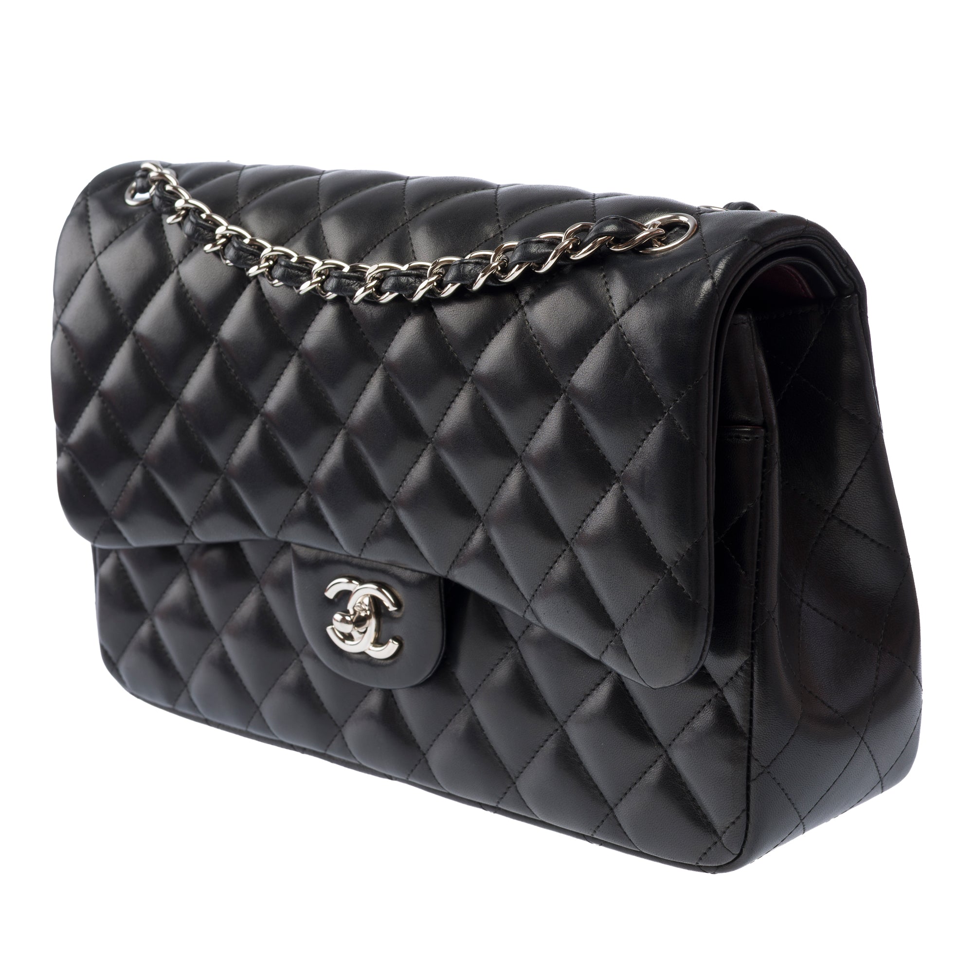 Sac CHANEL Timeless/Classique en Cuir Noir - 103869