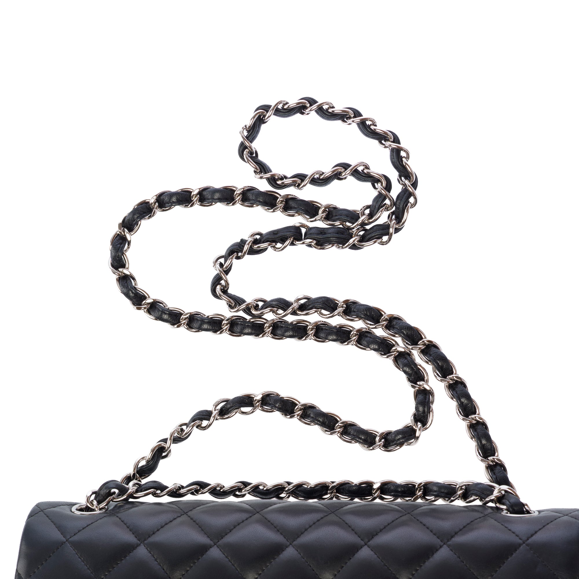 Sac CHANEL Timeless/Classique en Cuir Noir - 103869