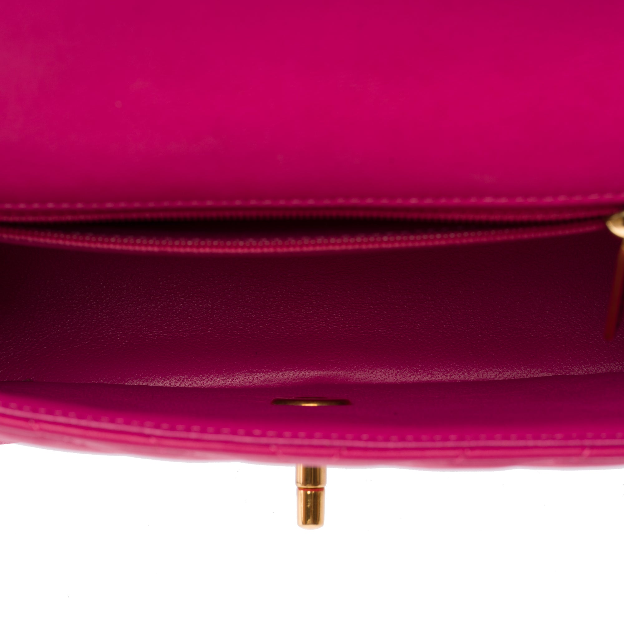 Sac CHANEL Timeless/Classique en Cuir Rose - 103863