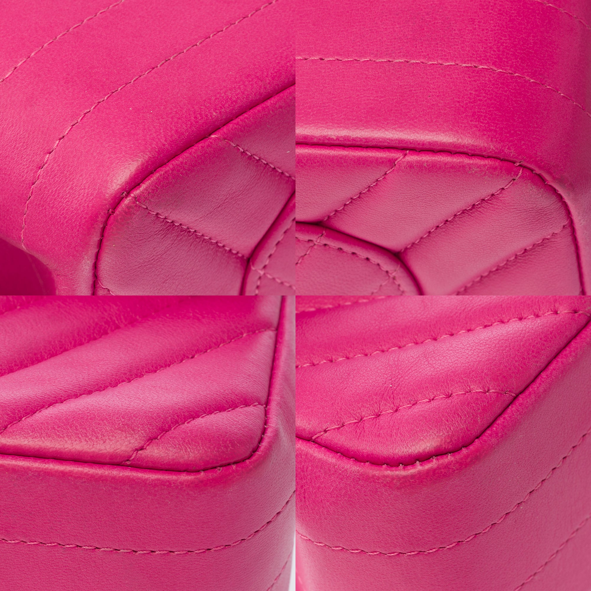 Sac CHANEL Timeless/Classique en Cuir Rose - 103863