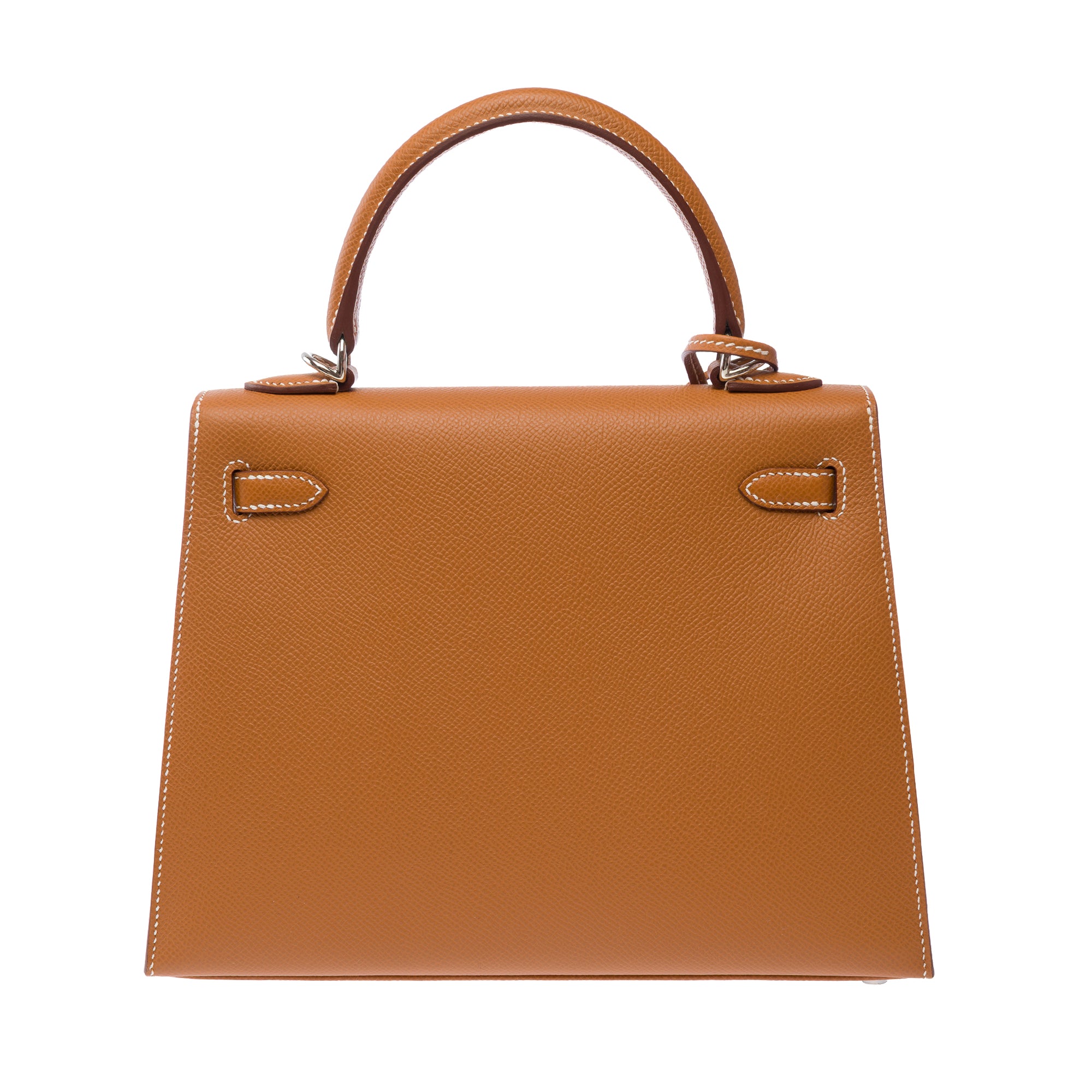 Sac HERMES Kelly 25 en Cuir Doré - 103843