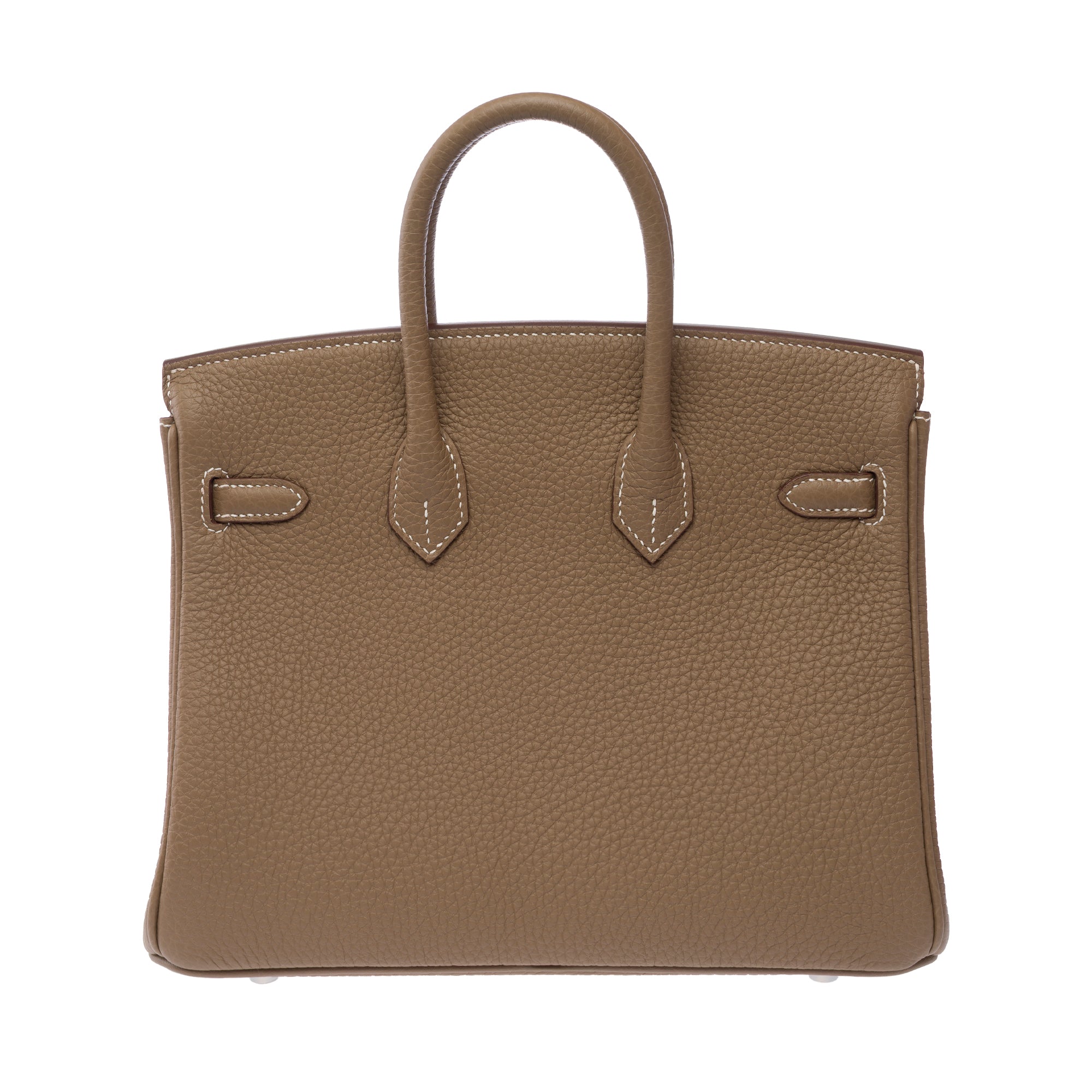 Sac HERMES Birkin 25 en Cuir Étoupe - 103840