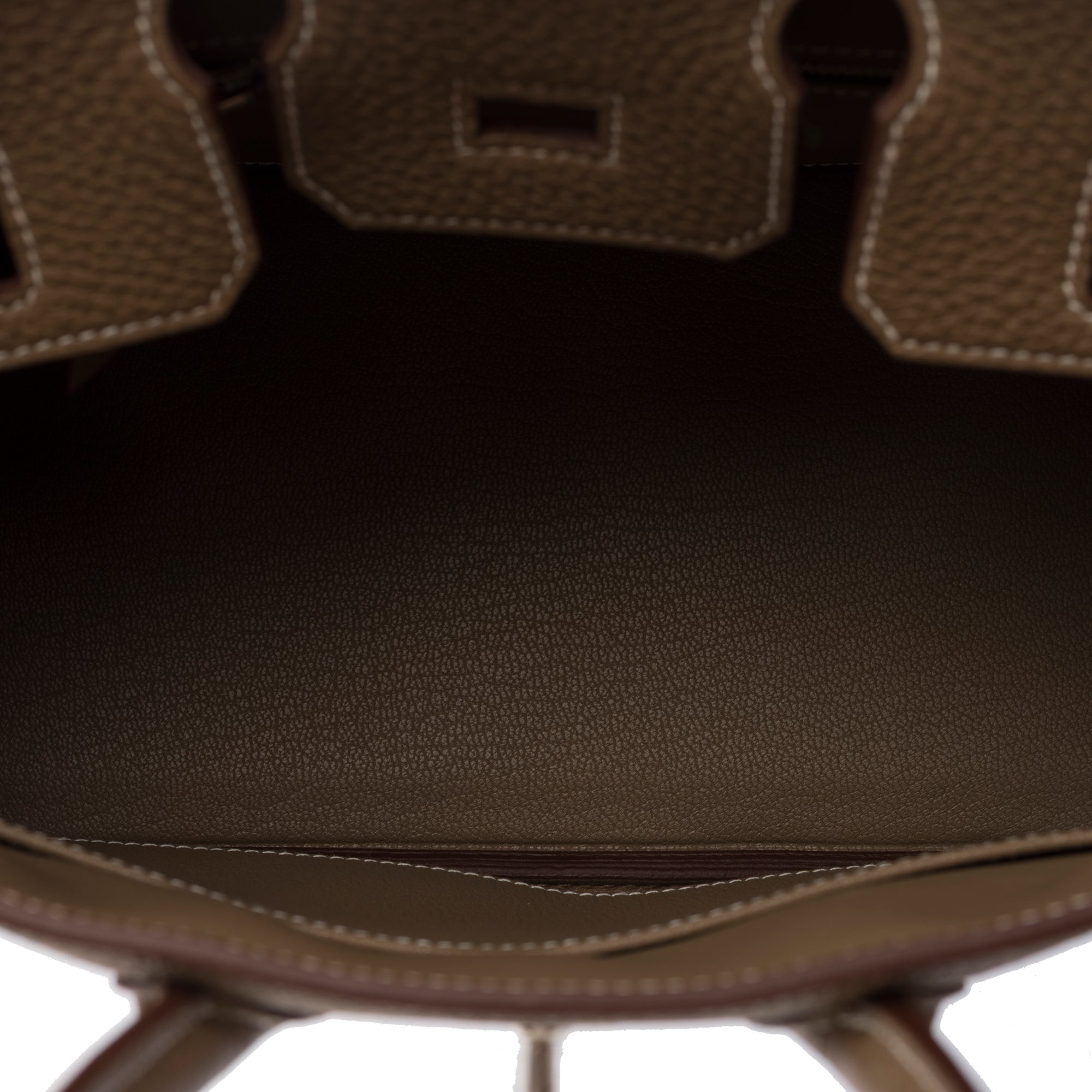 Sac HERMES Birkin 25 en Cuir Étoupe - 103840