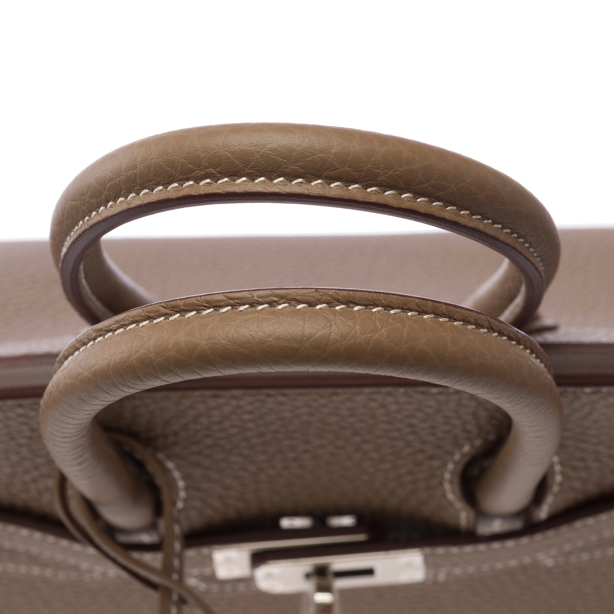 Sac HERMES Birkin 25 en Cuir Étoupe - 103840