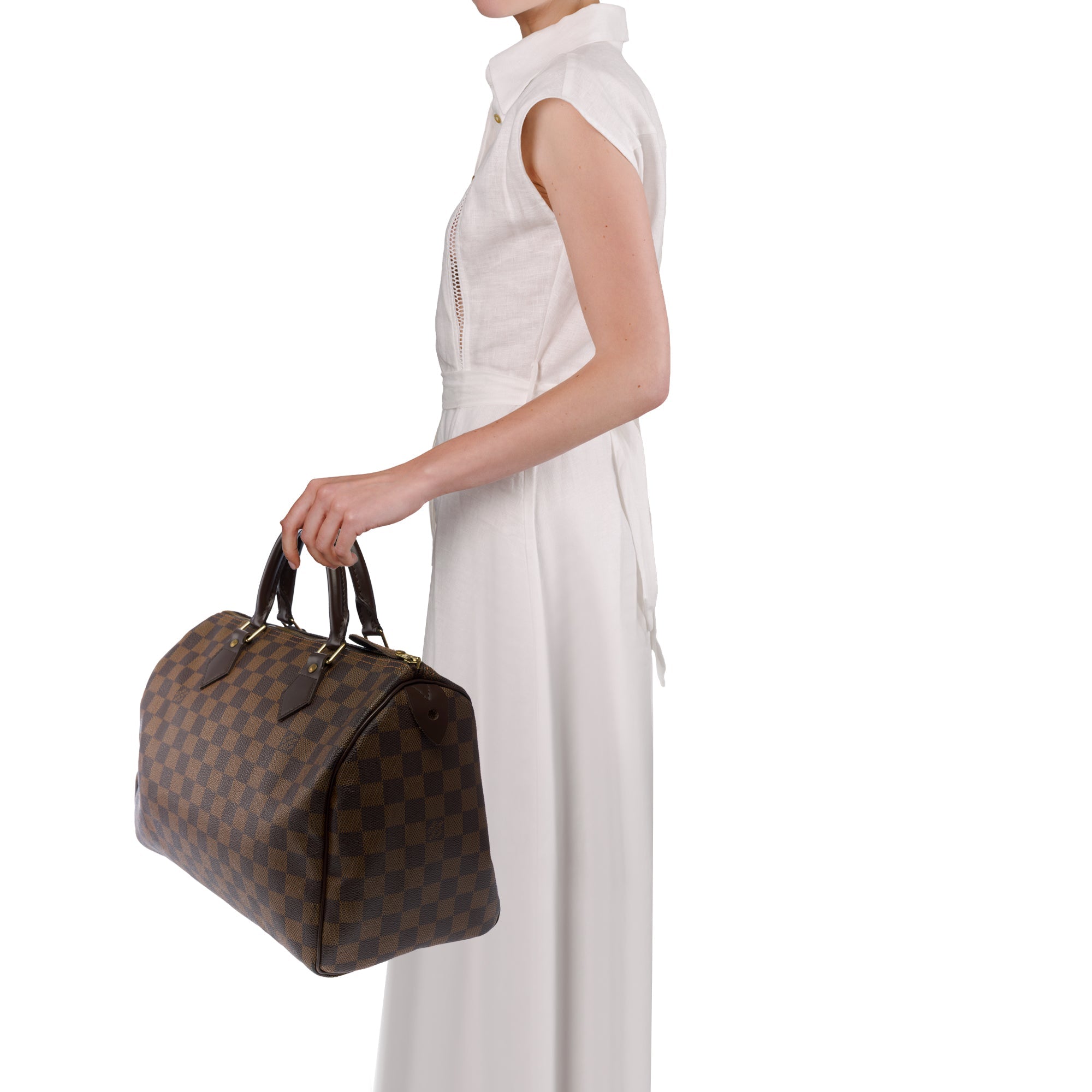 Sac LOUIS VUITTON Speedy en Toile Marron - 103850