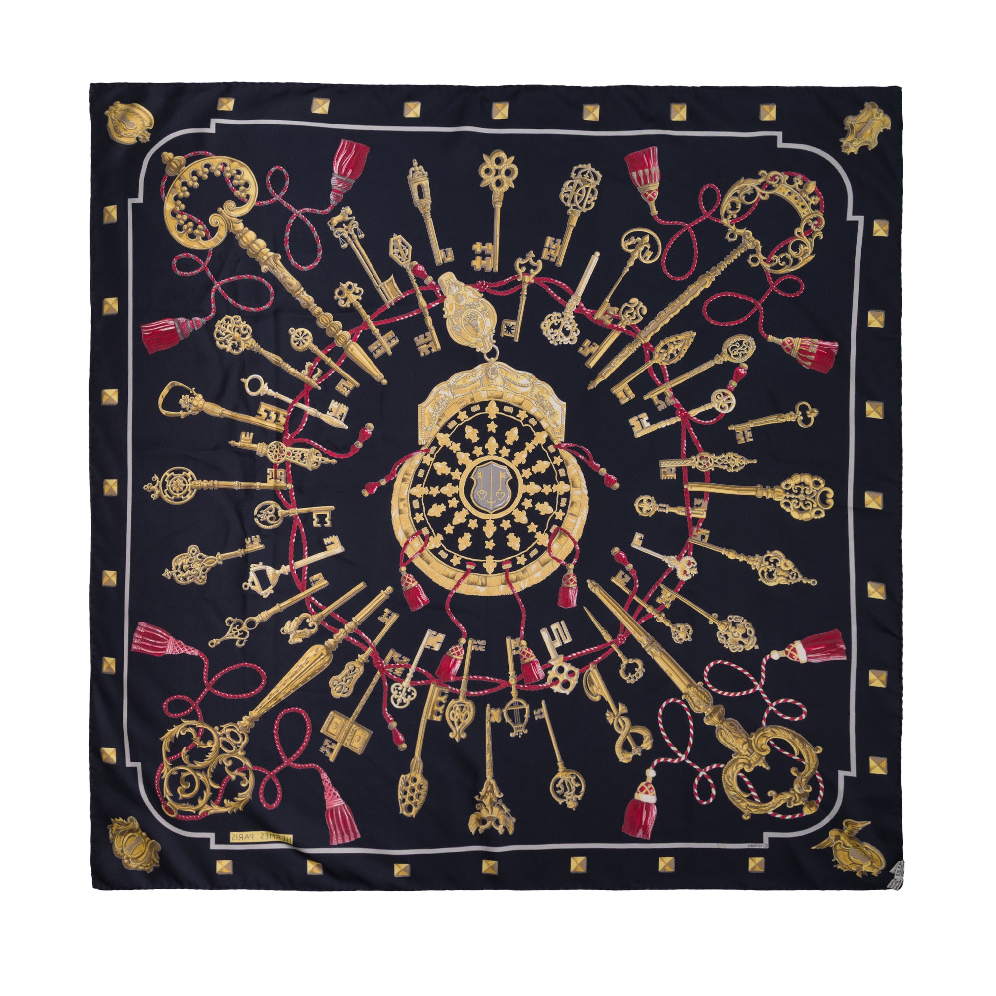 Accessoire HERMES en Soie Noir - 103821
