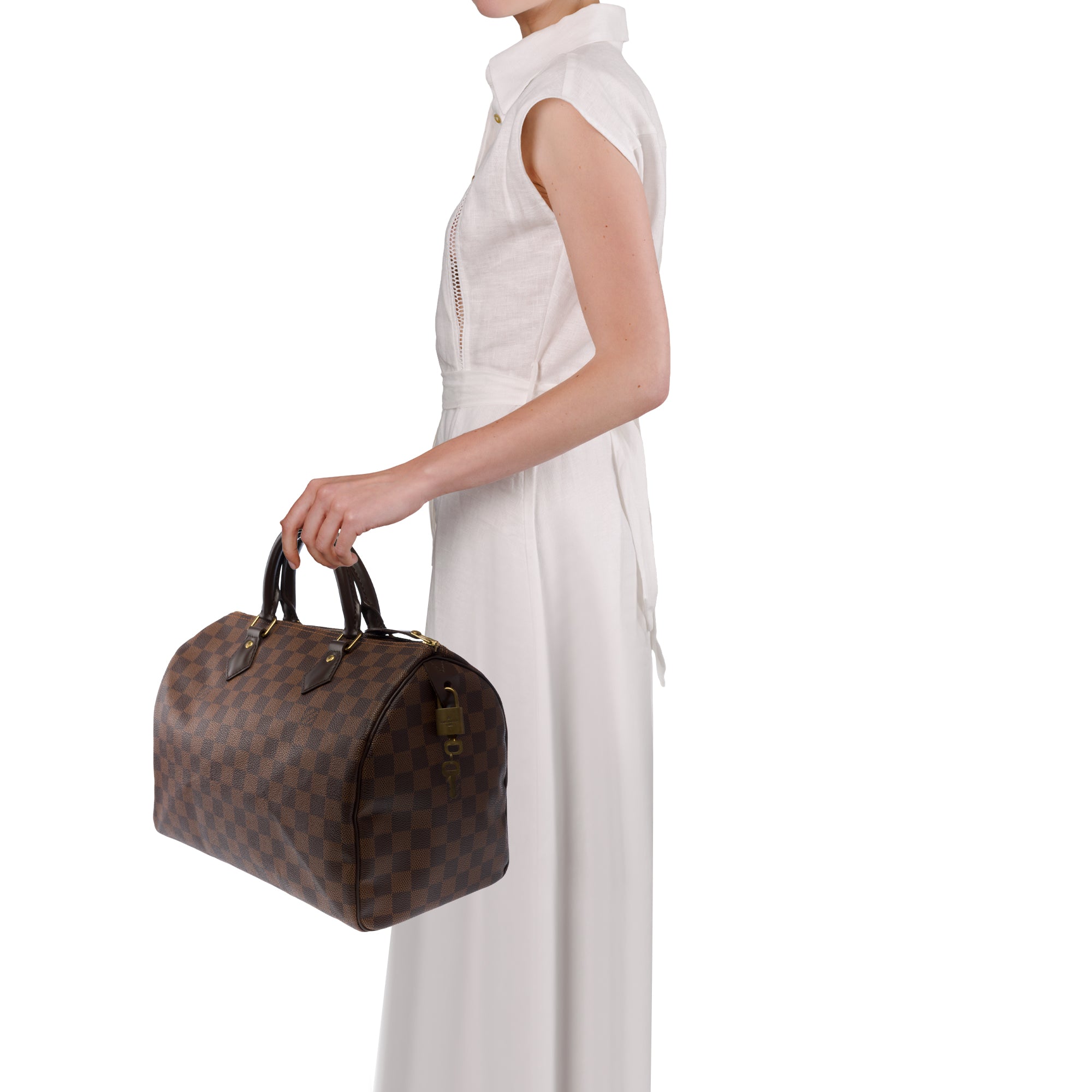 Sac LOUIS VUITTON Speedy en Toile Marron - 103848