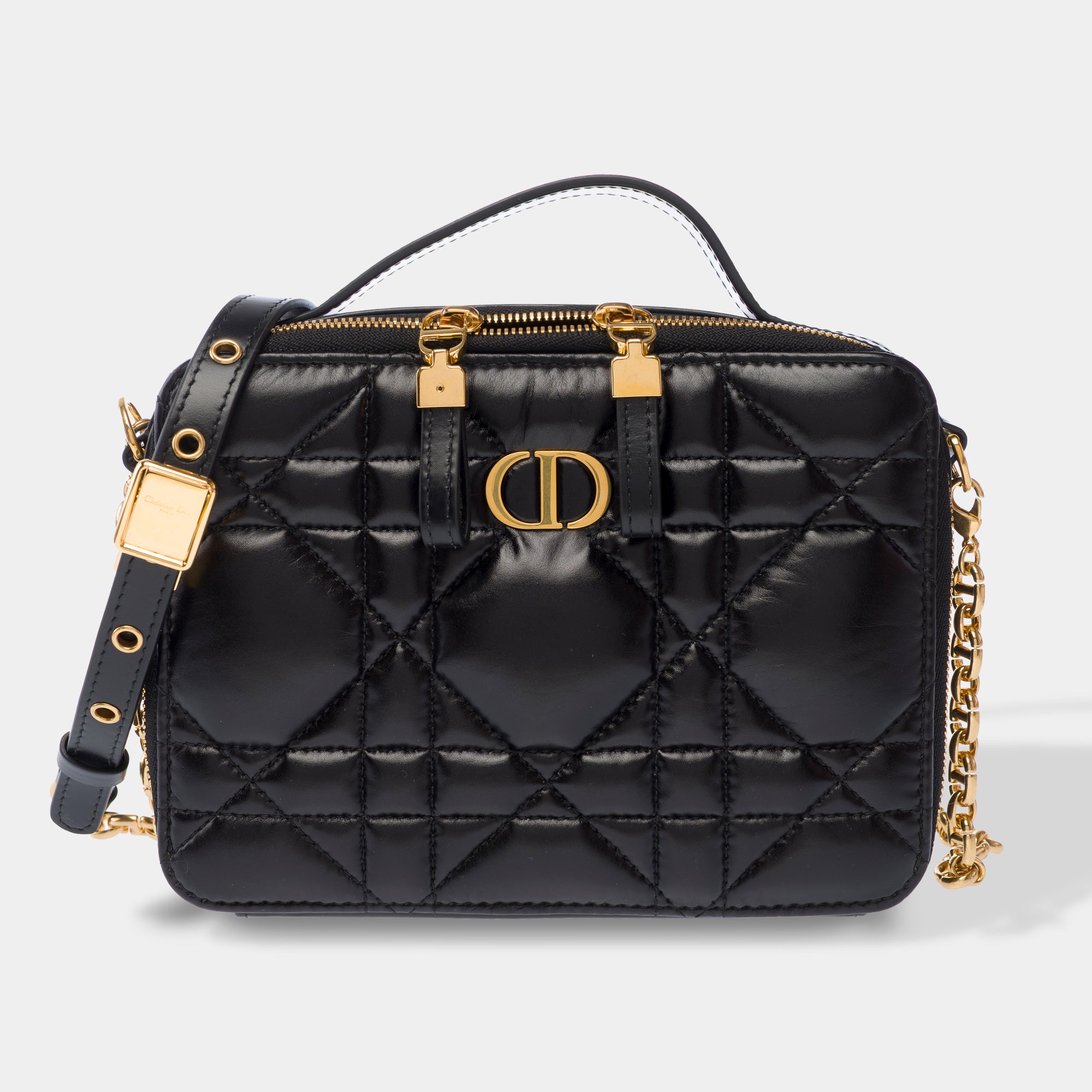 Sac DIOR Dior Caro en Cuir Noir - 103830