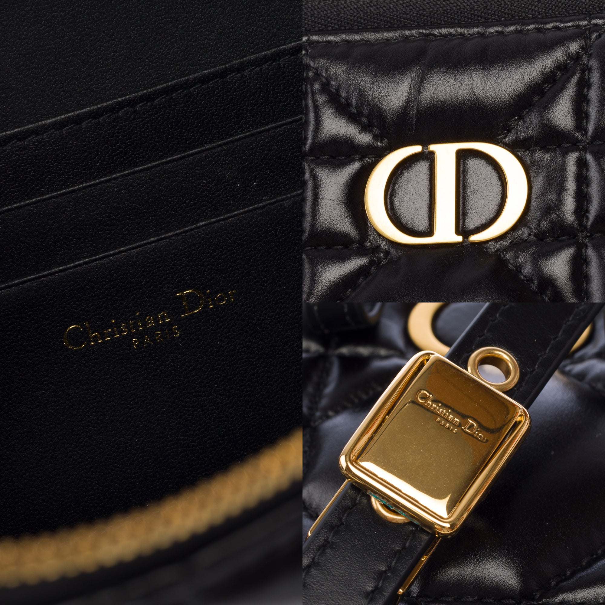 Sac DIOR Dior Caro en Cuir Noir - 103830