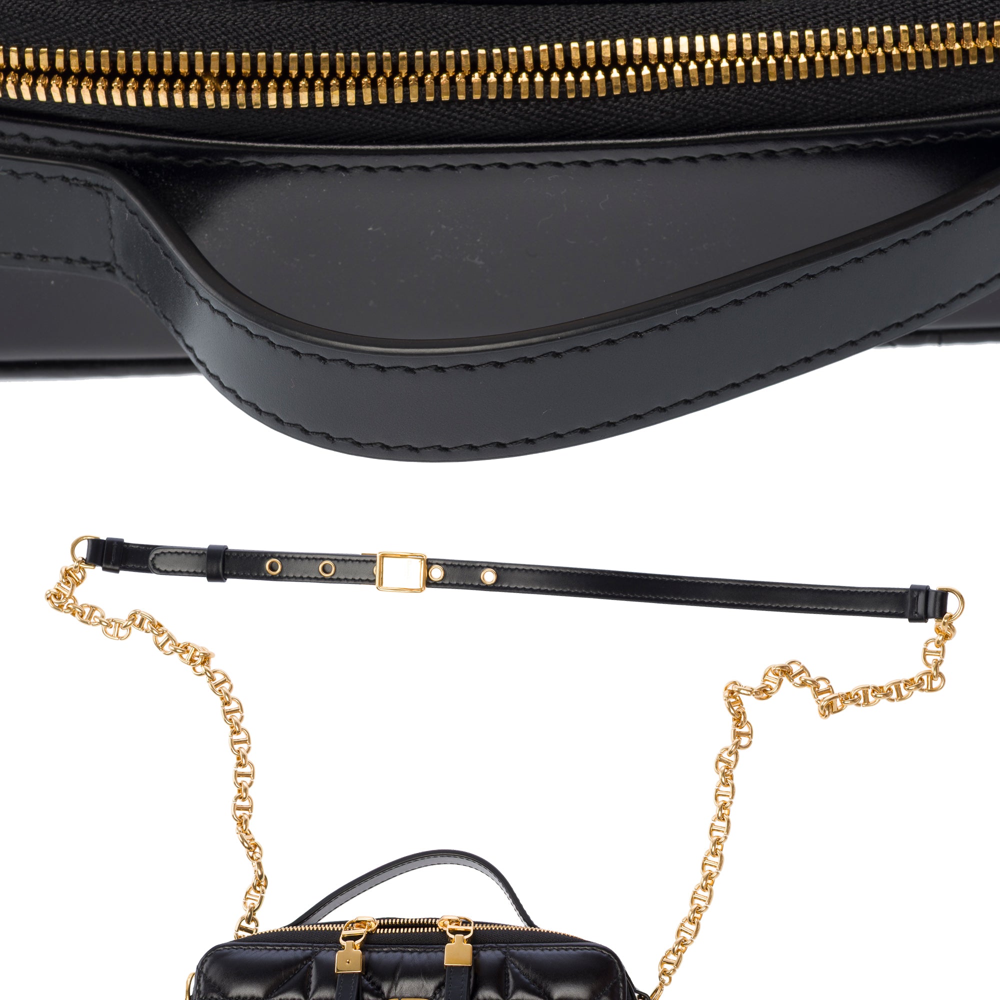 Sac DIOR Dior Caro en Cuir Noir - 103830