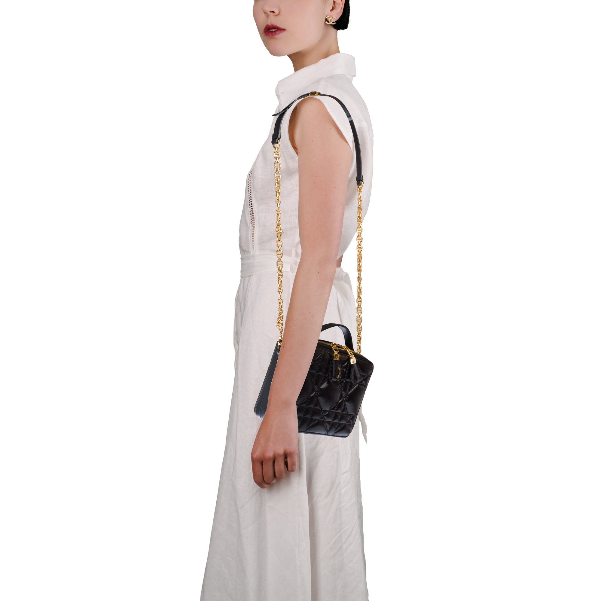 Sac DIOR Dior Caro en Cuir Noir - 103830
