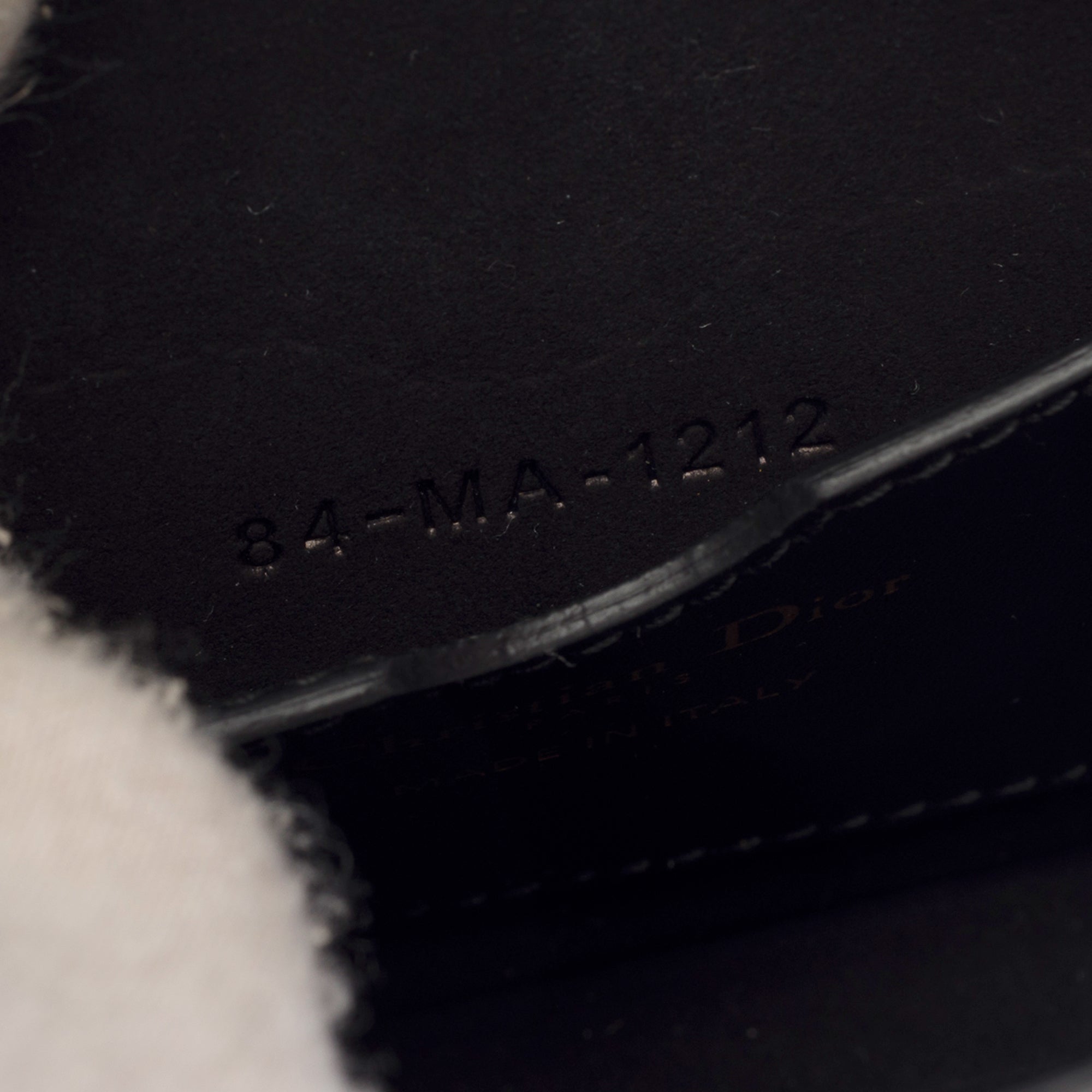 Sac DIOR Bobby en Cuir Noir - 103831