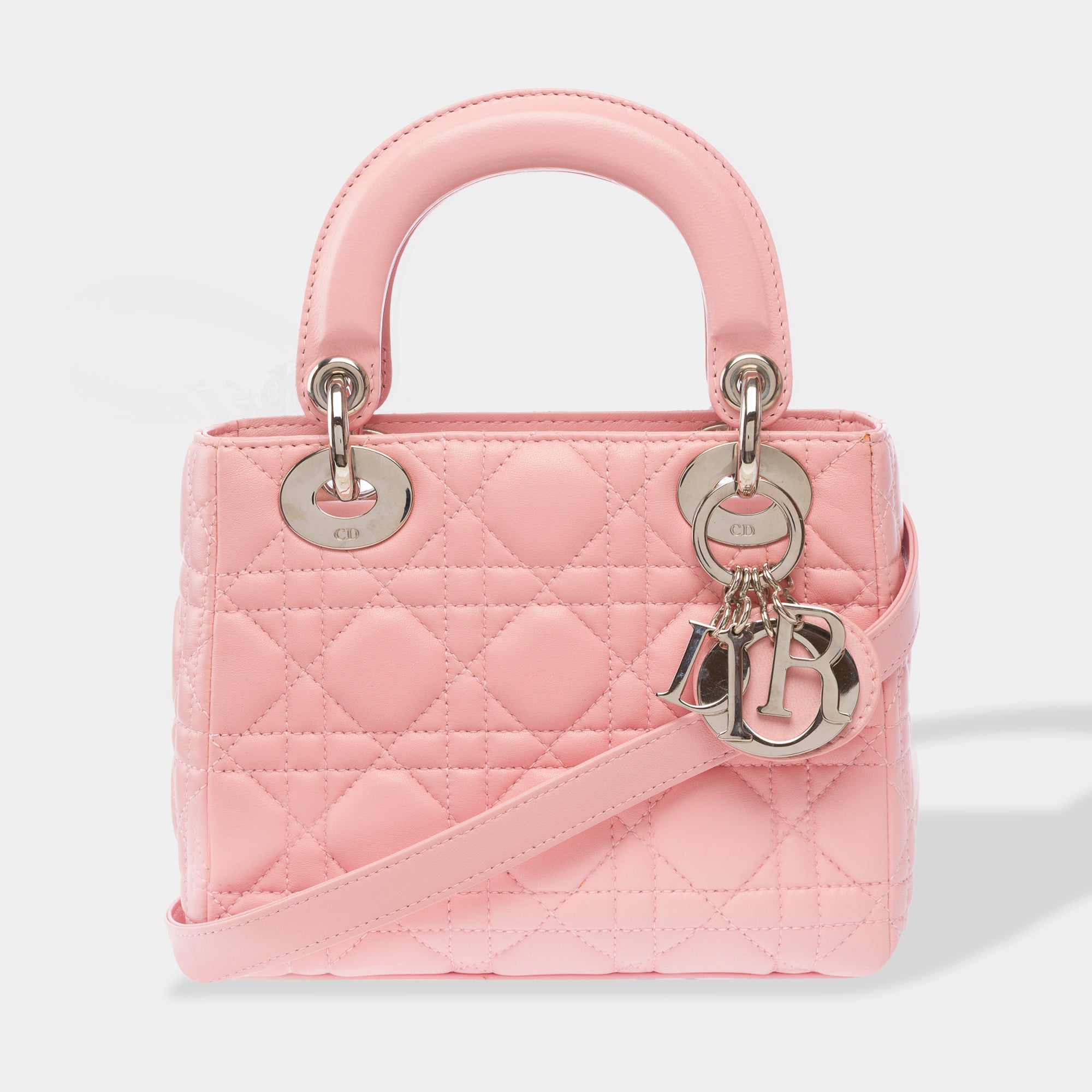Sac DIOR Lady Dior en Cuir Rose - 103858