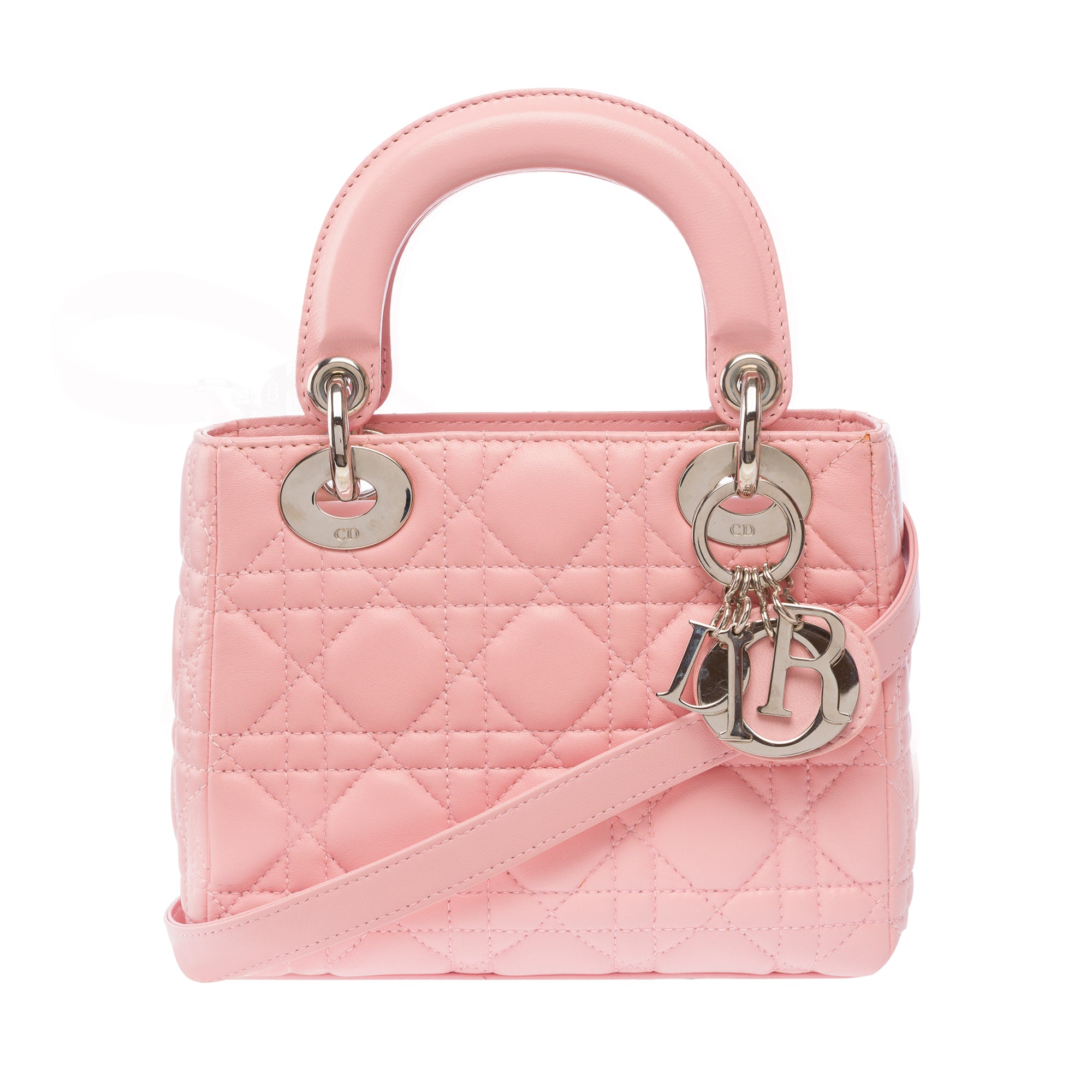 Sac DIOR Lady Dior en Cuir Rose - 103858