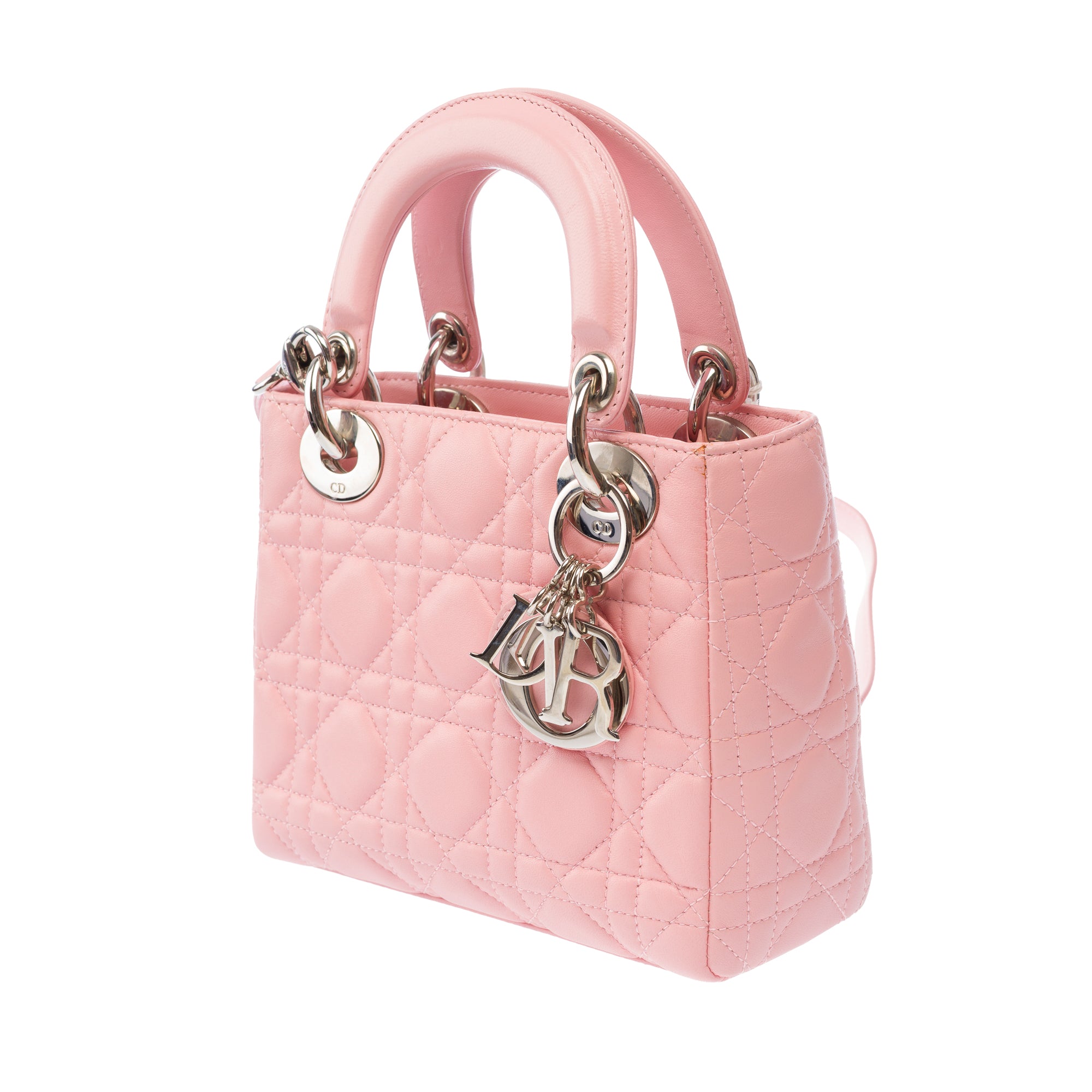 Sac DIOR Lady Dior en Cuir Rose - 103858