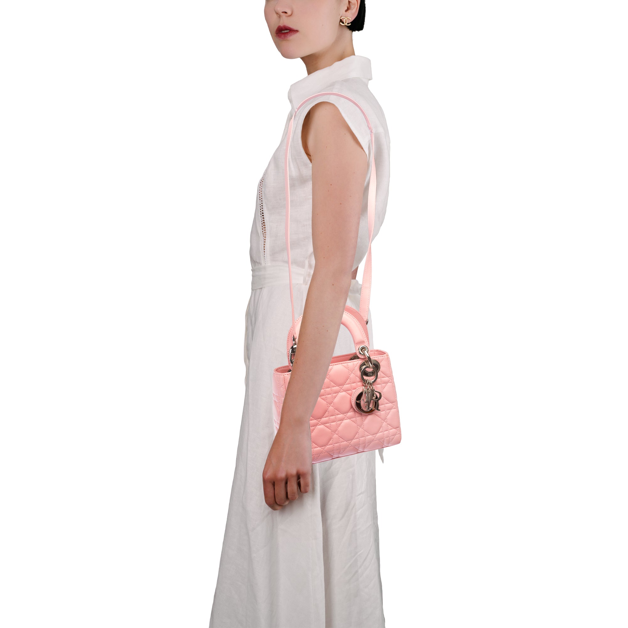 Sac DIOR Lady Dior en Cuir Rose - 103858