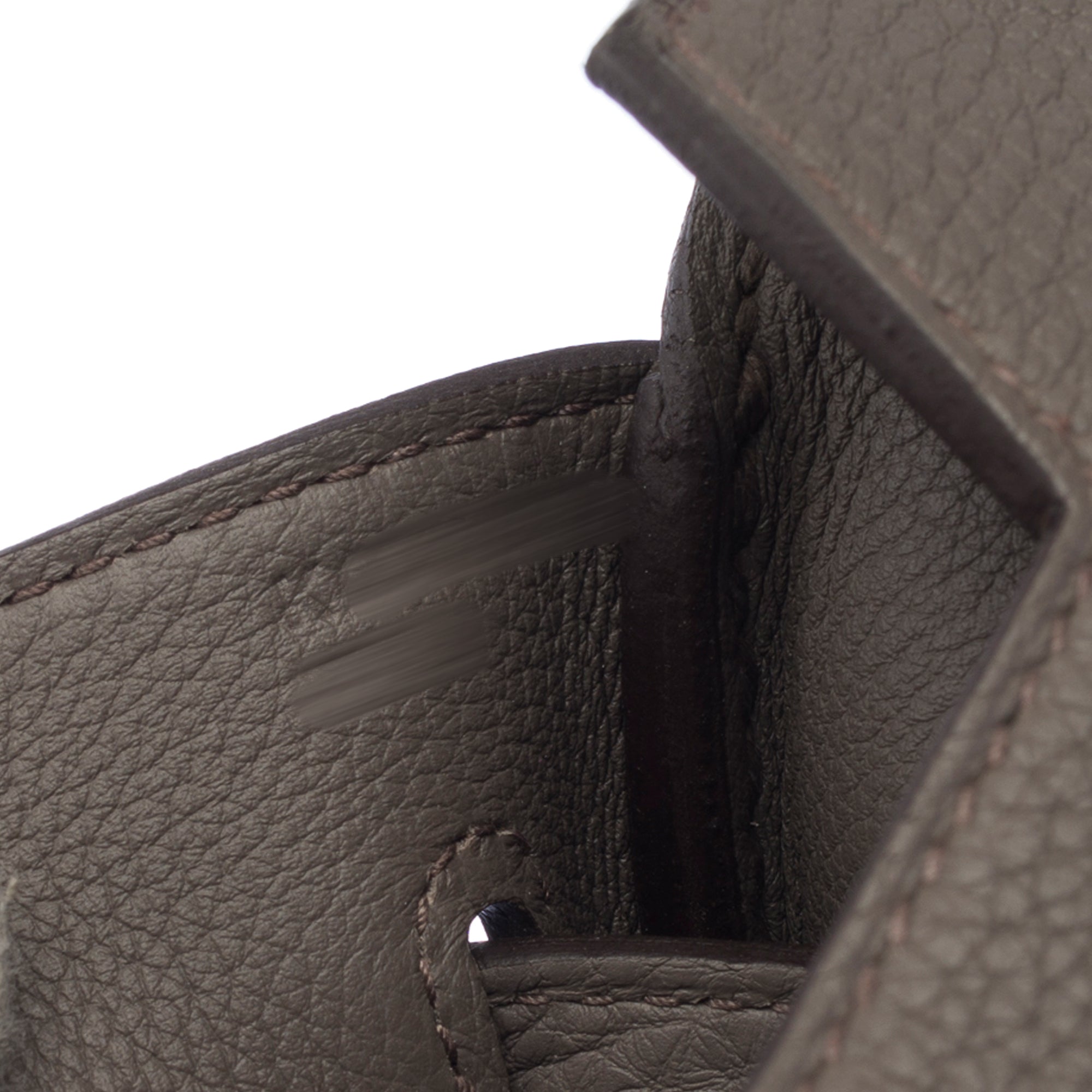 Sac HERMES Haut a Courroies en Cuir Gris - 103876