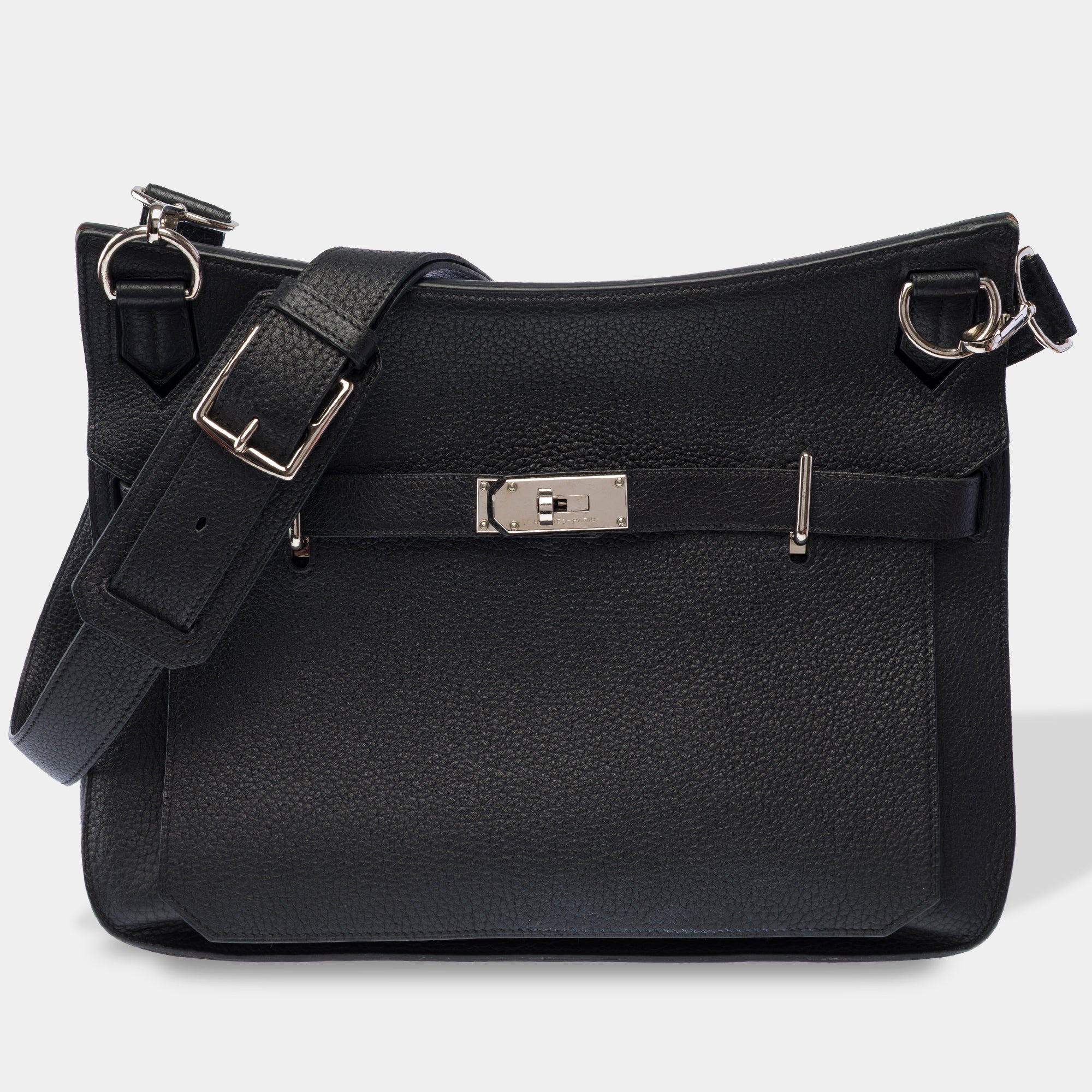 Sac HERMES Jypsiere en Cuir Noir - 103877
