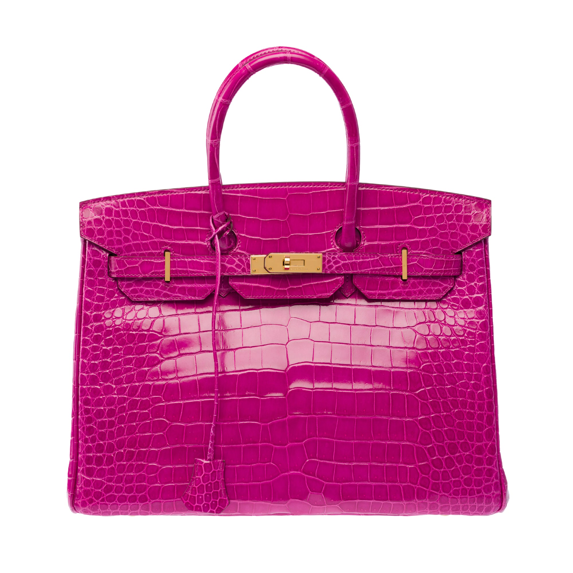 Sac HERMES Birkin 35 en Cuirs exotiques Rose - 103878