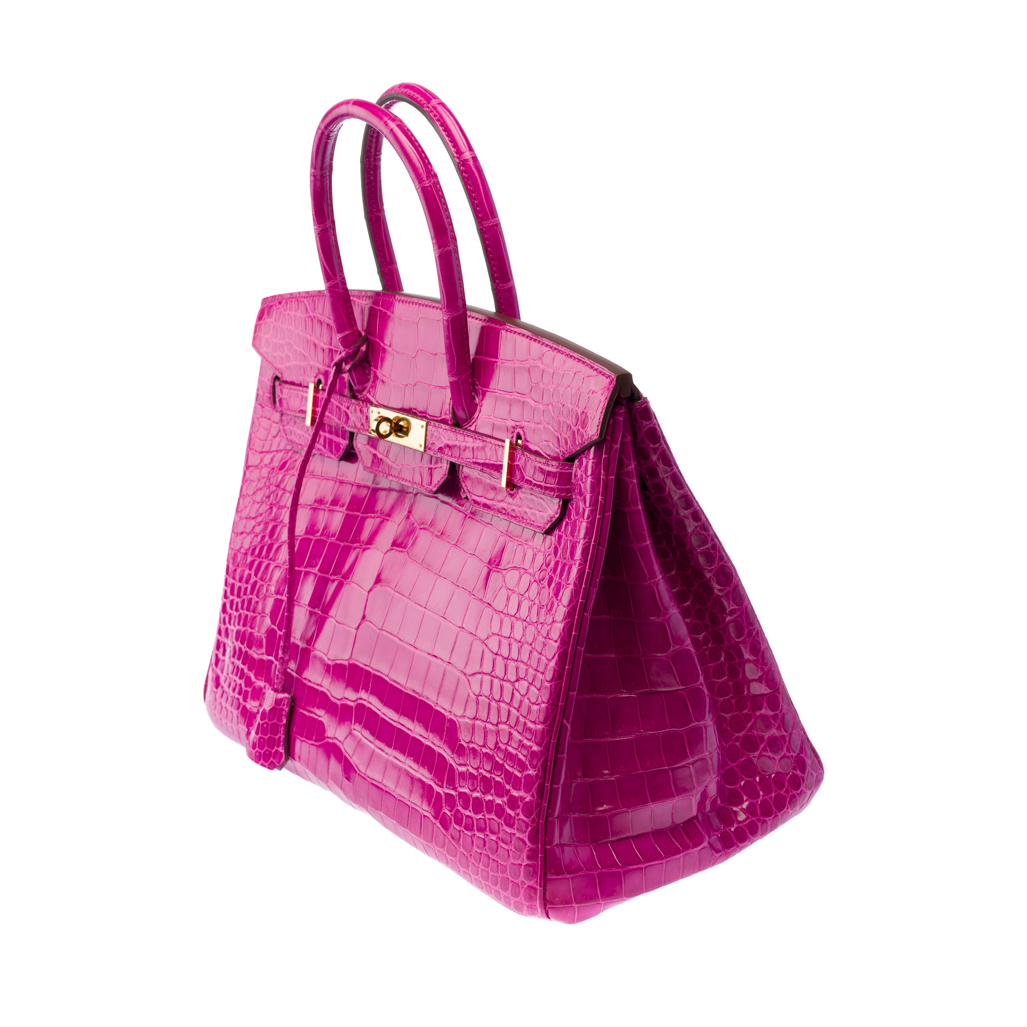 Sac HERMES Birkin 35 en Cuirs exotiques Rose - 103878