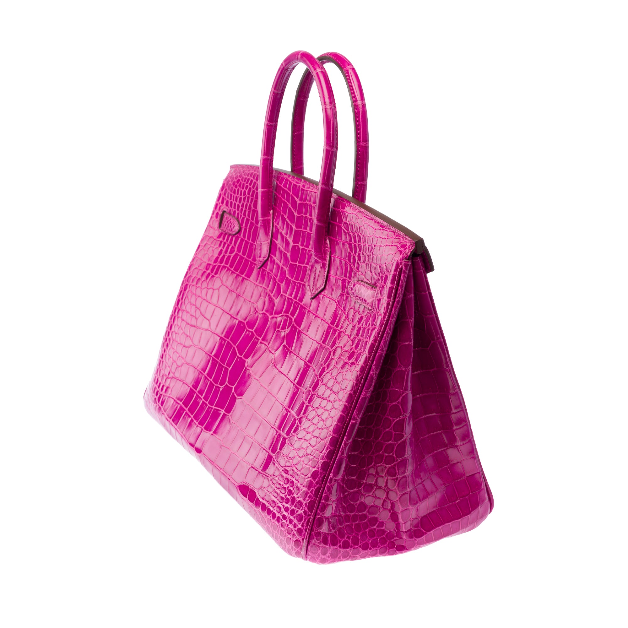 Sac HERMES Birkin 35 en Cuirs exotiques Rose - 103878