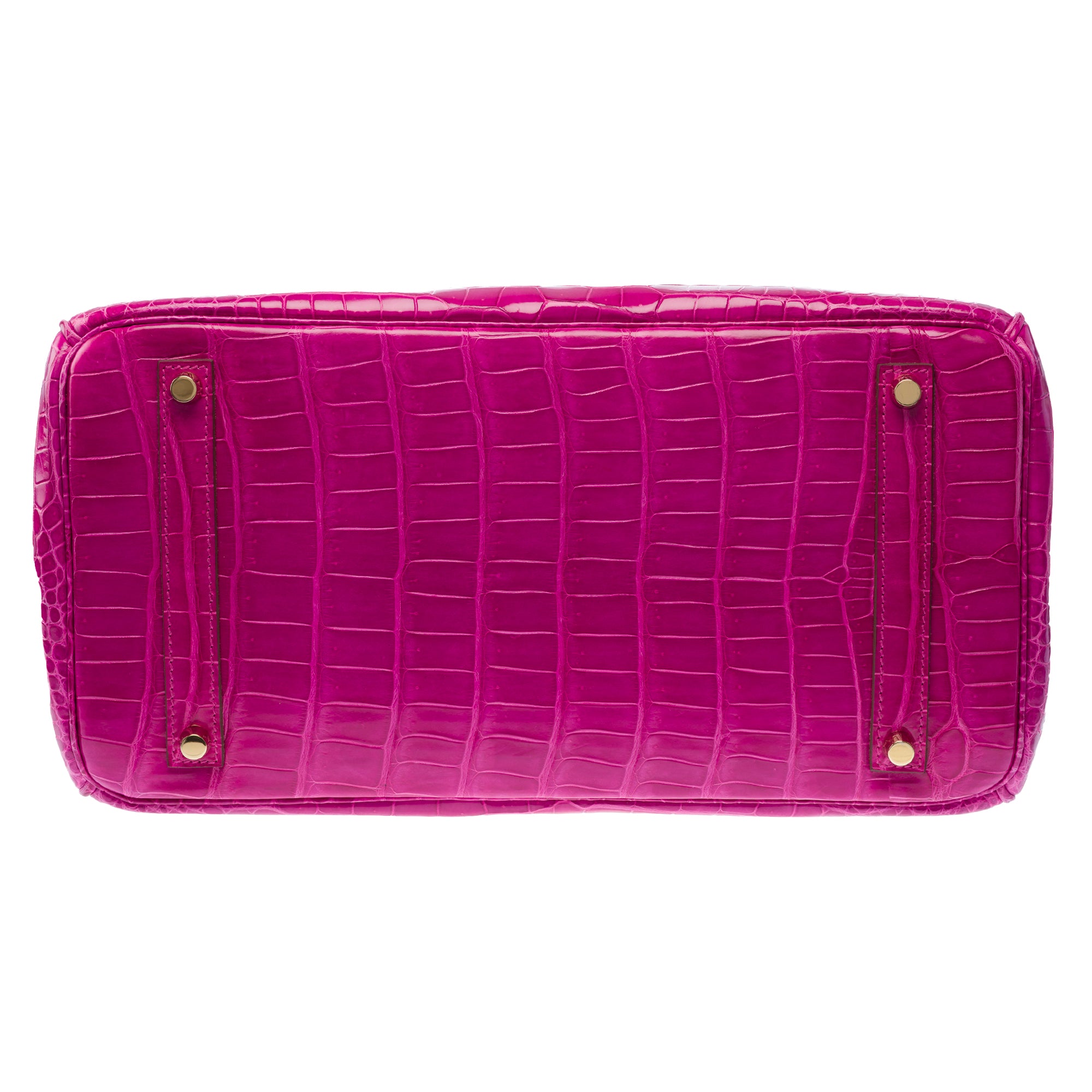 Sac HERMES Birkin 35 en Cuirs exotiques Rose - 103878