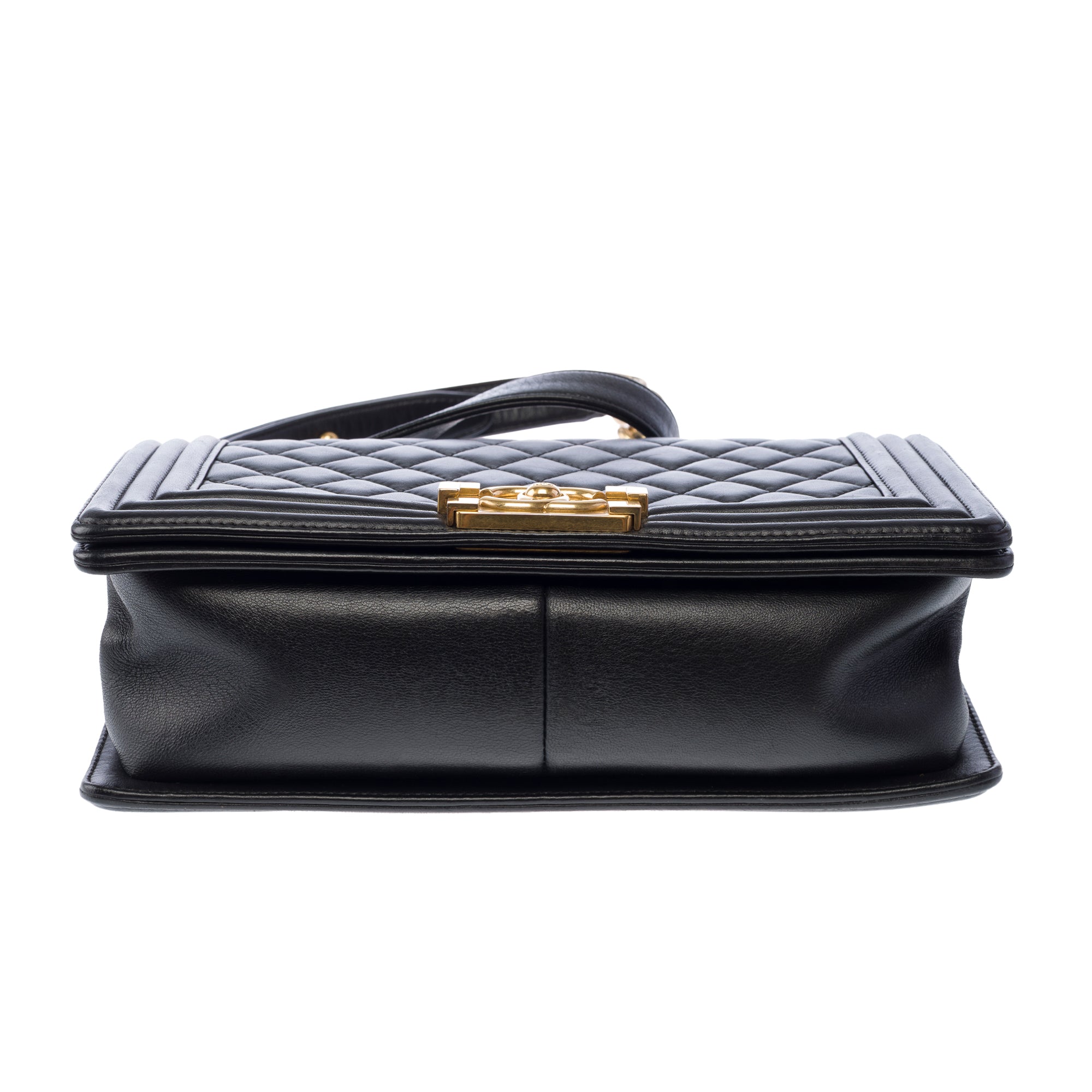 Sac CHANEL Boy en Cuir Noir - 103882