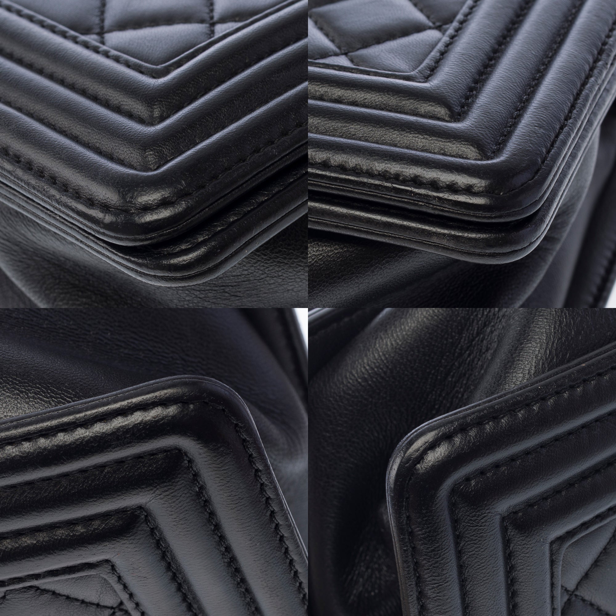 Sac CHANEL Boy en Cuir Noir - 103882