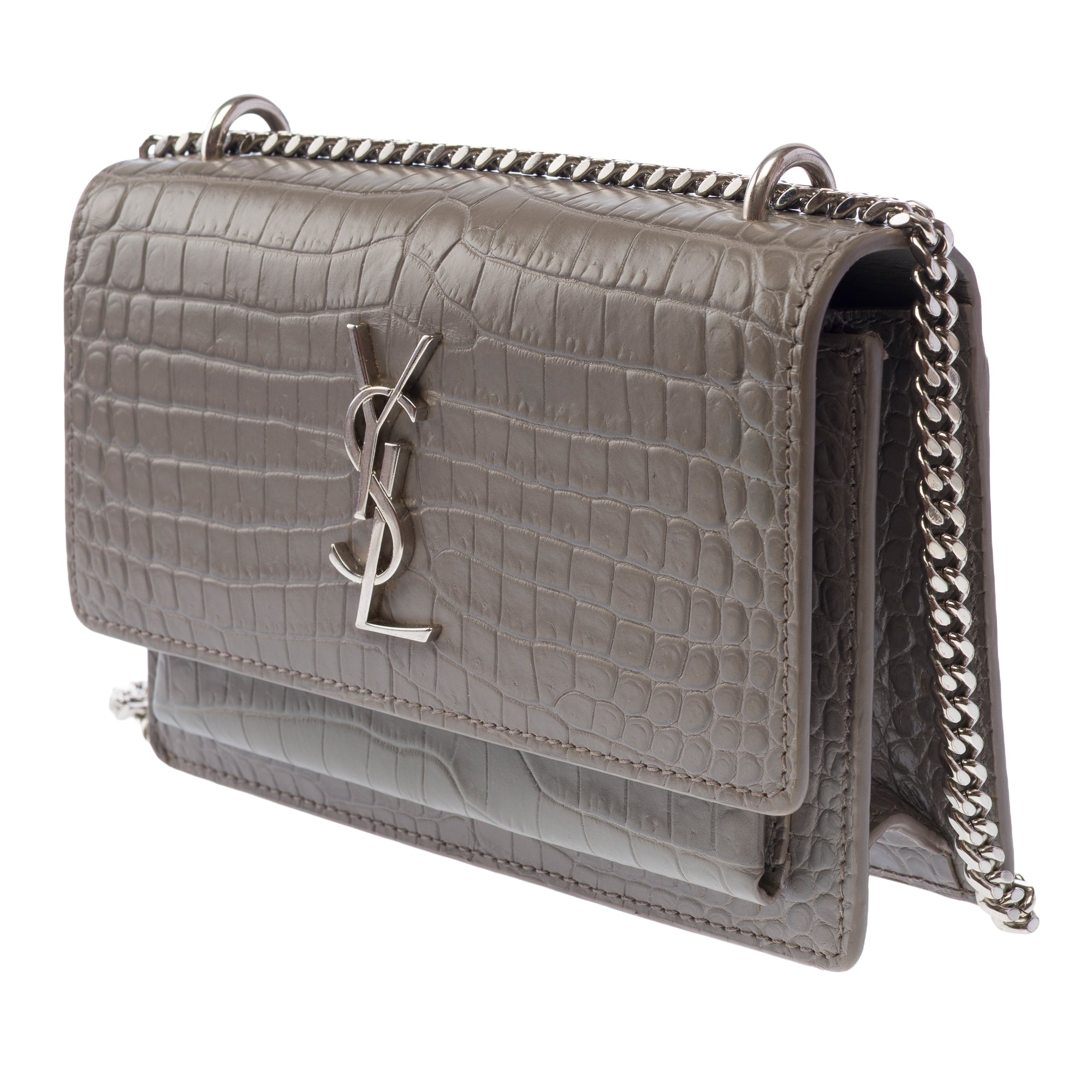 Sac YVES SAINT LAURENT en Cuir Gris - 103883