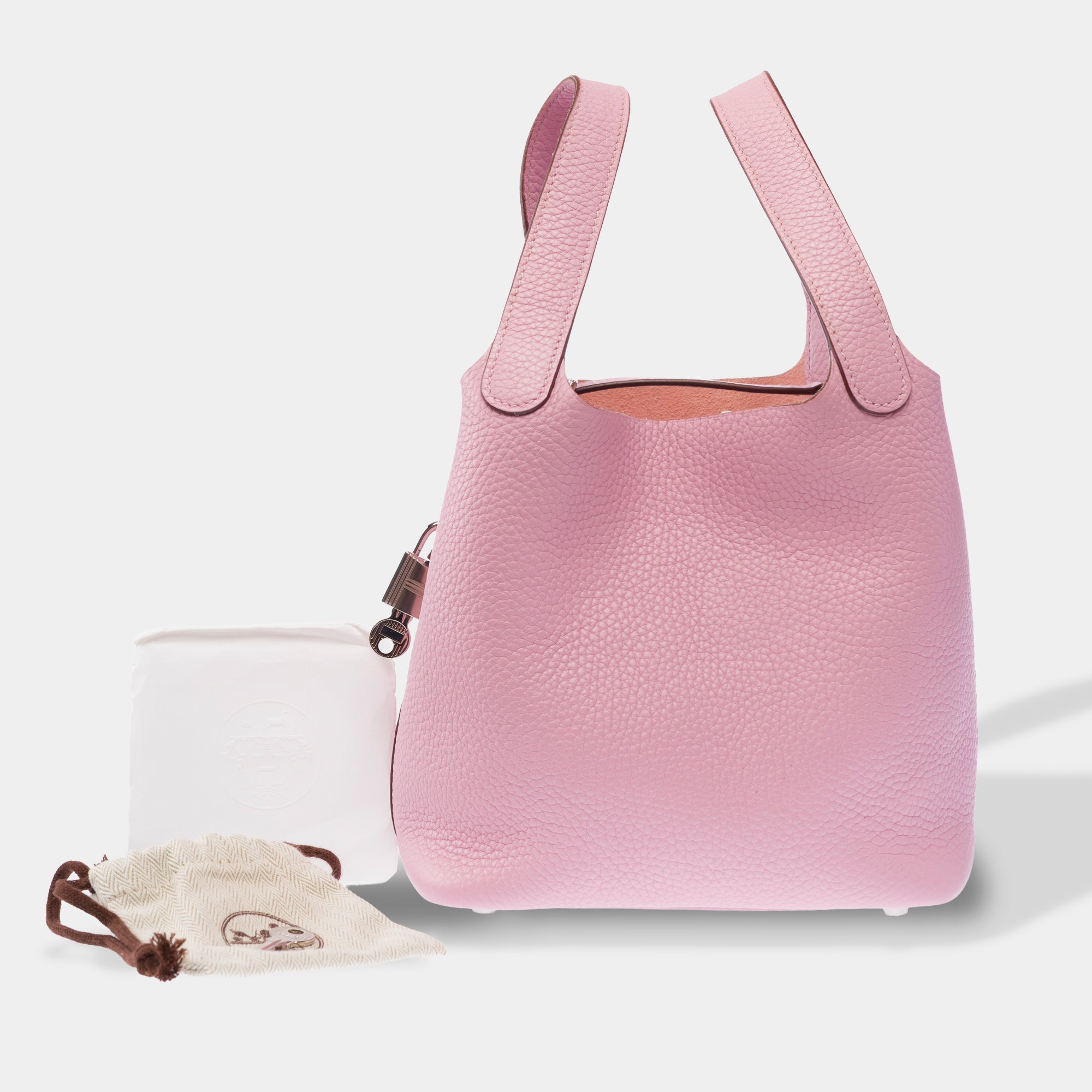 Sac HERMES Picotin en Cuir Rose - 103884