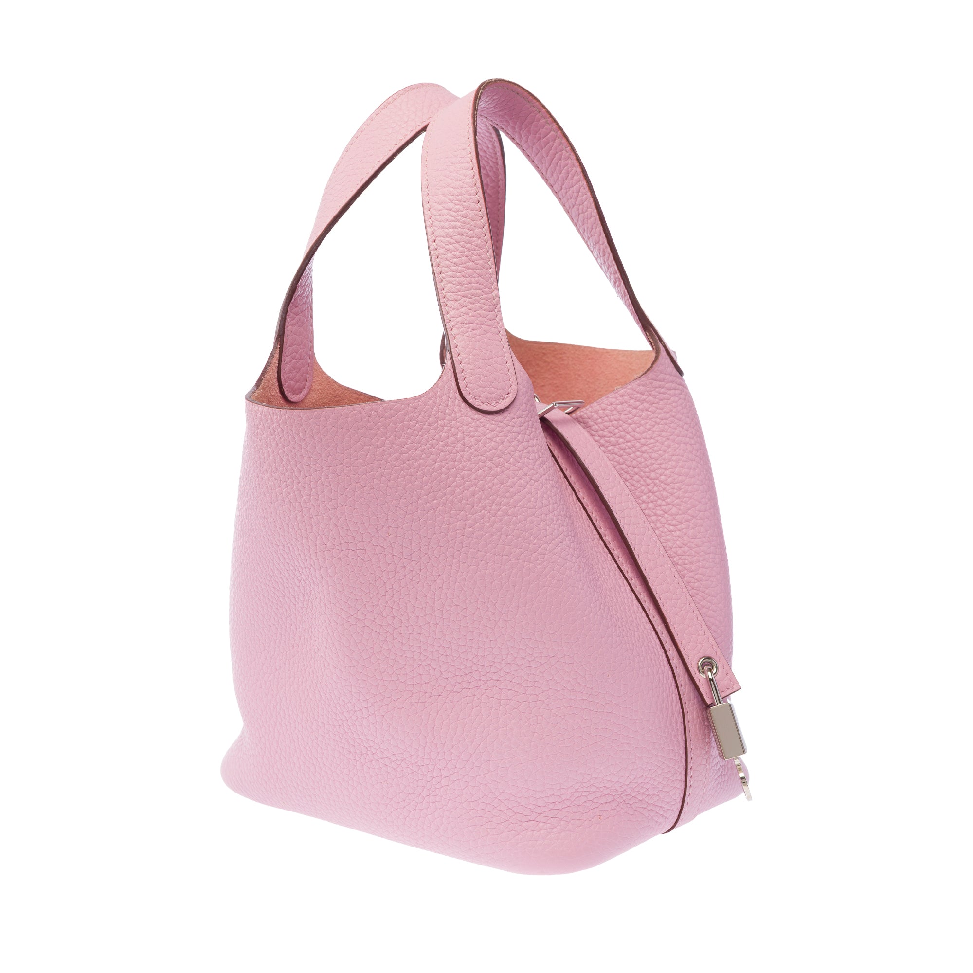 Sac HERMES Picotin en Cuir Rose - 103884