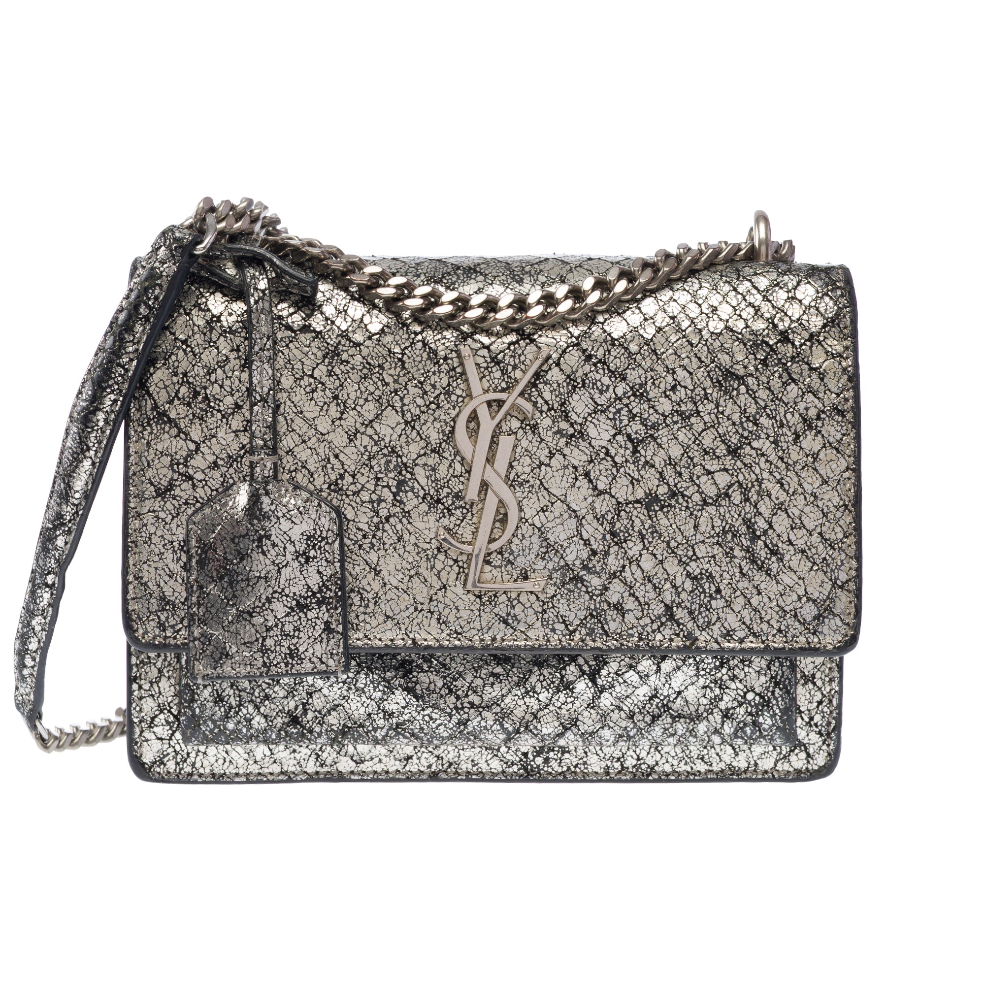 Sac YVES SAINT LAURENT en Cuir Argent - 103885
