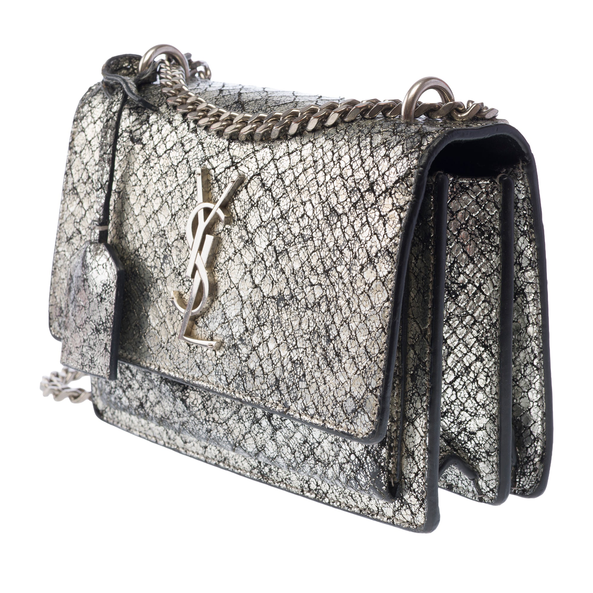 Sac YVES SAINT LAURENT en Cuir Argent - 103885