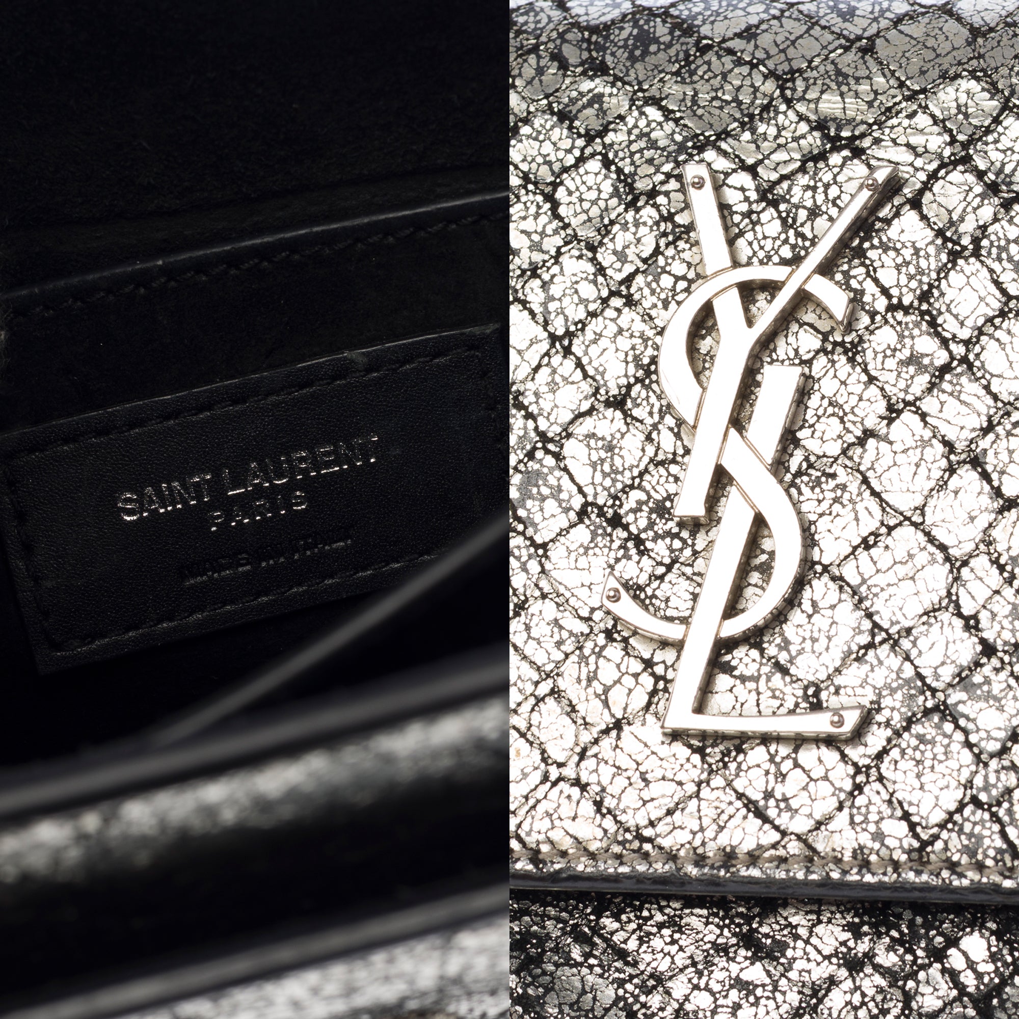 Sac YVES SAINT LAURENT en Cuir Argent - 103885