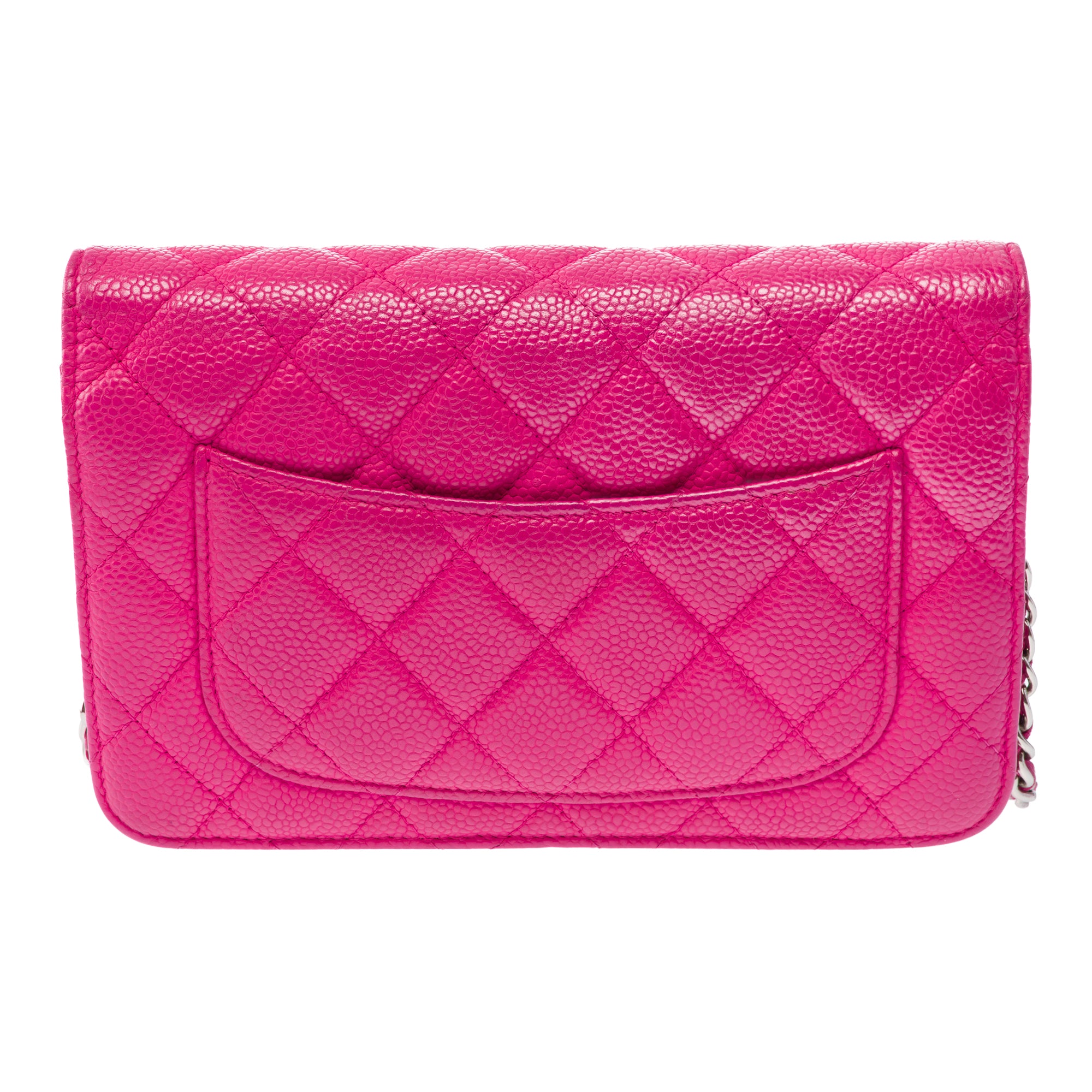 Sac CHANEL Wallet on Chain en Cuir Rose - 103887