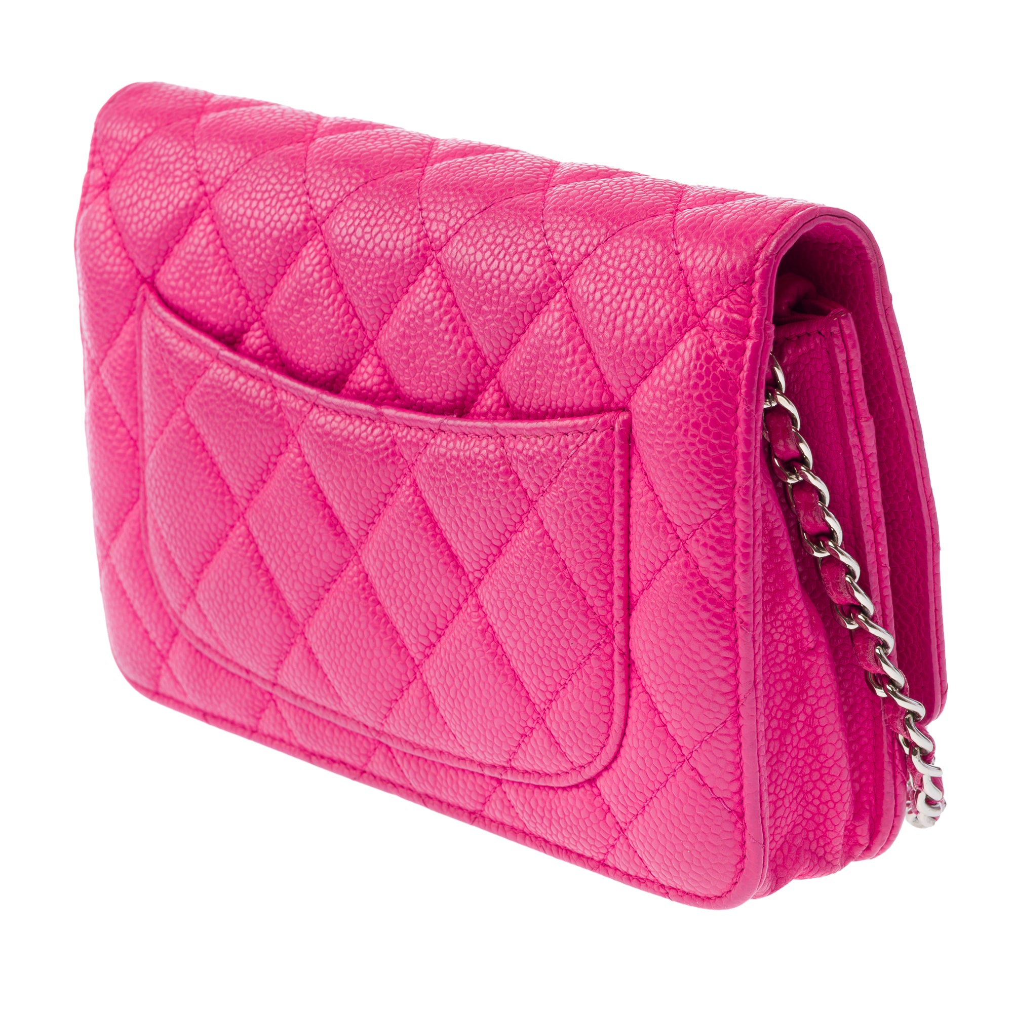 Sac CHANEL Wallet on Chain en Cuir Rose - 103887