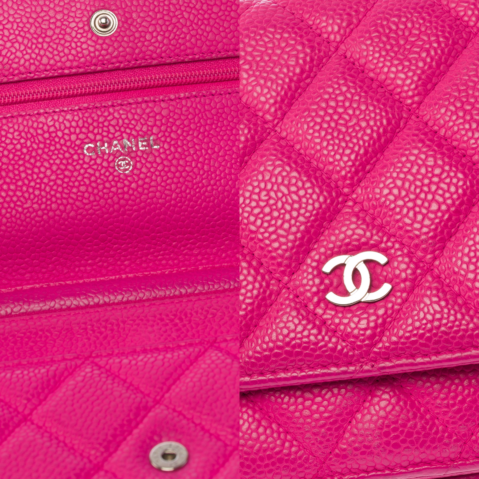 Sac CHANEL Wallet on Chain en Cuir Rose - 103887
