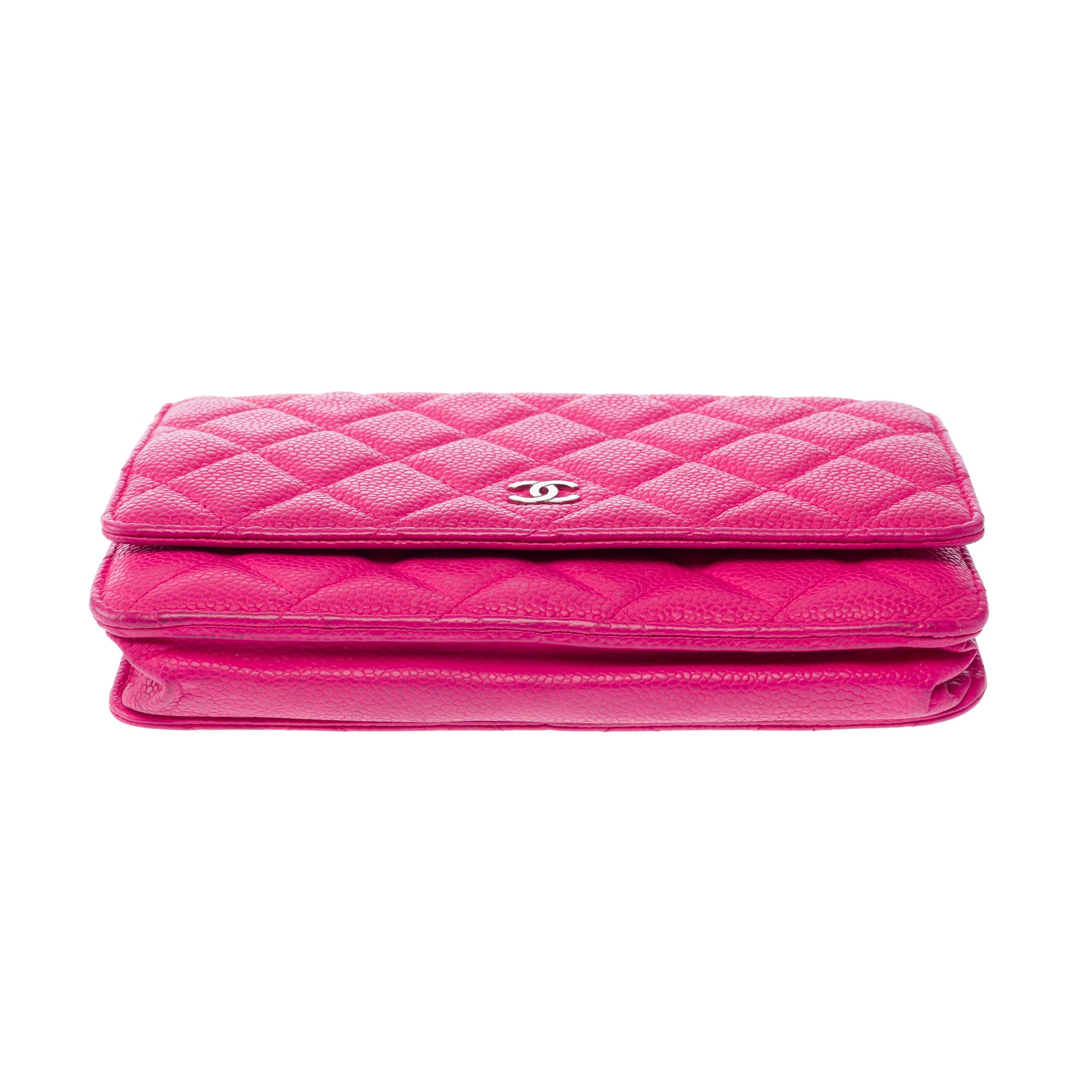 Sac CHANEL Wallet on Chain en Cuir Rose - 103887