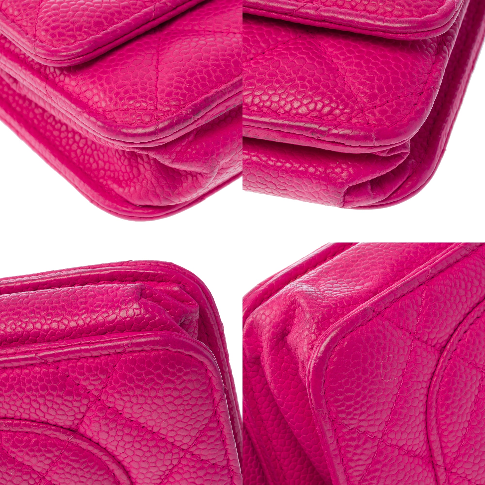 Sac CHANEL Wallet on Chain en Cuir Rose - 103887
