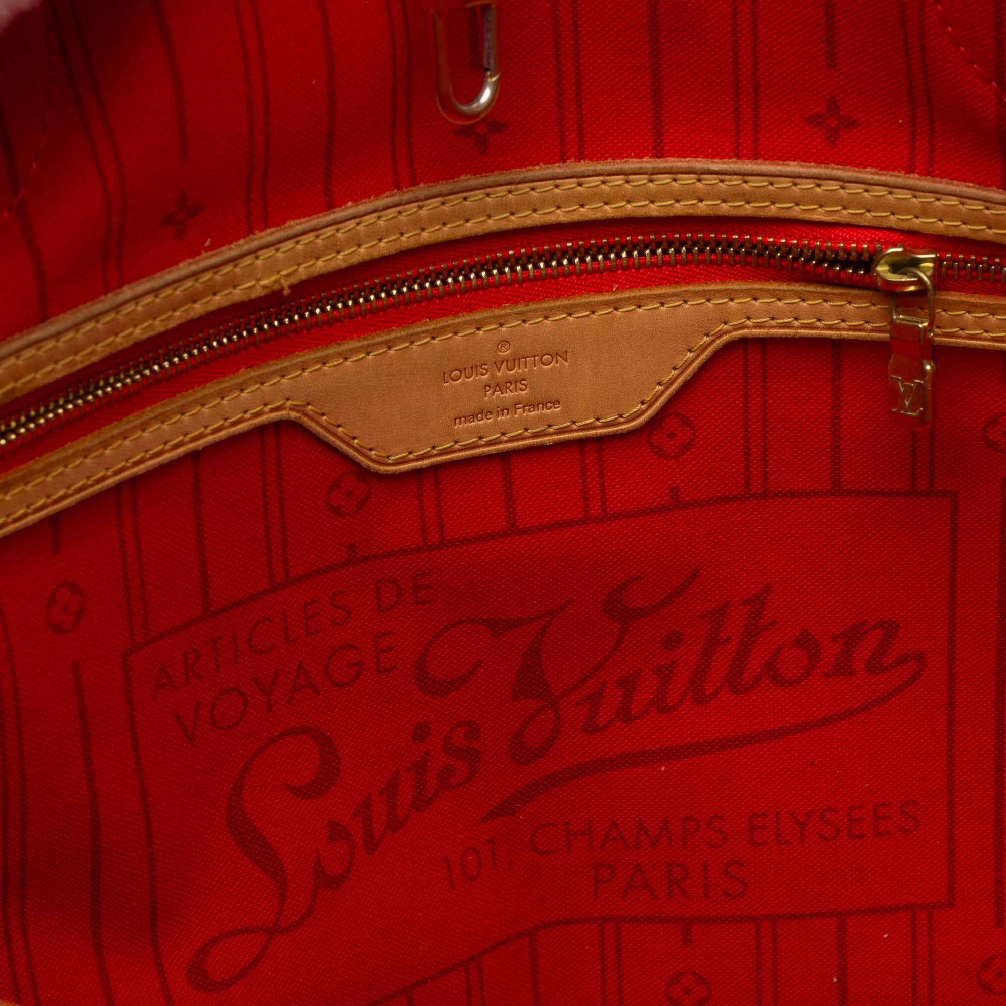 Sac LOUIS VUITTON Neverfull en Toile Marron - 103888