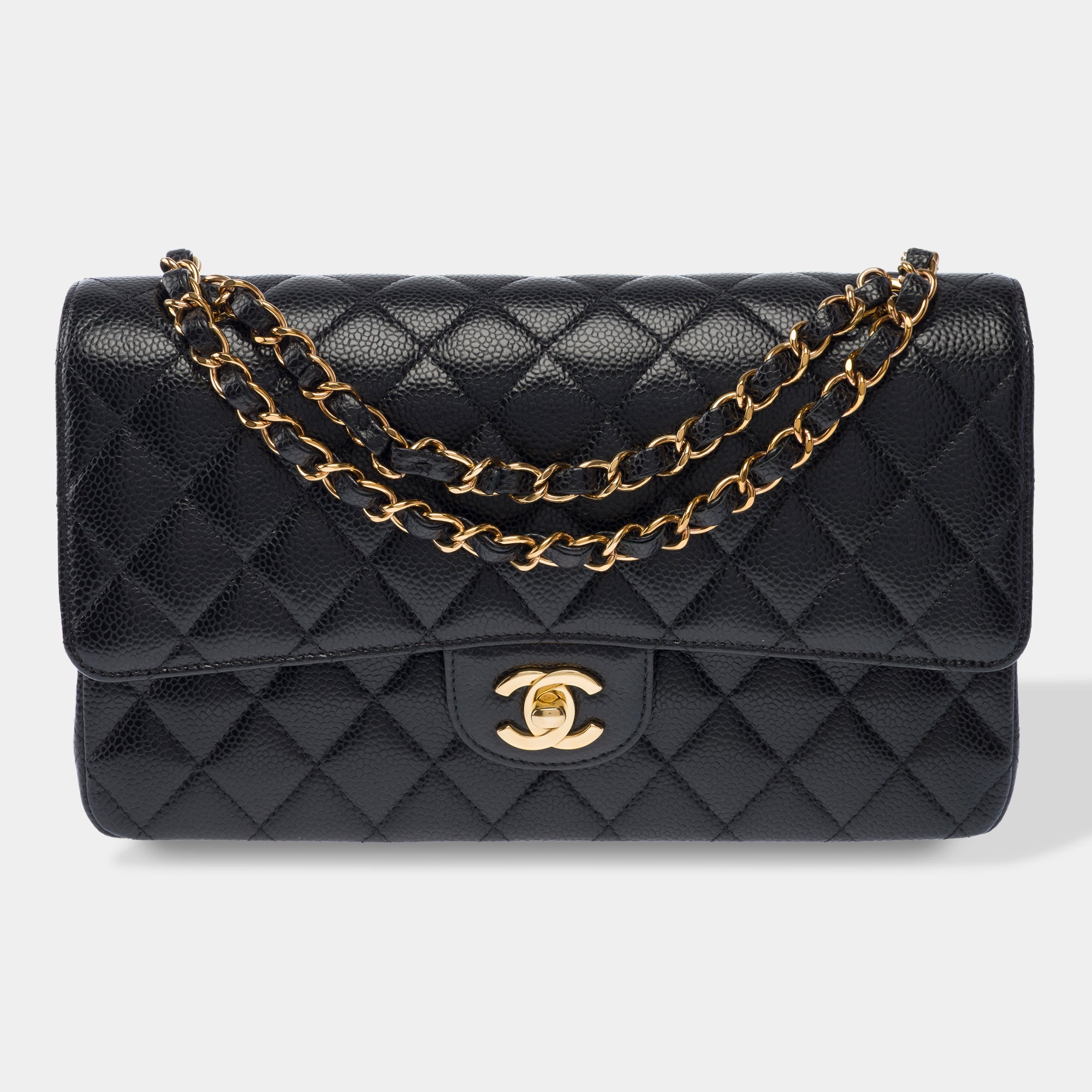 Sac CHANEL Timeless/Classique en Cuir Noir - 103889