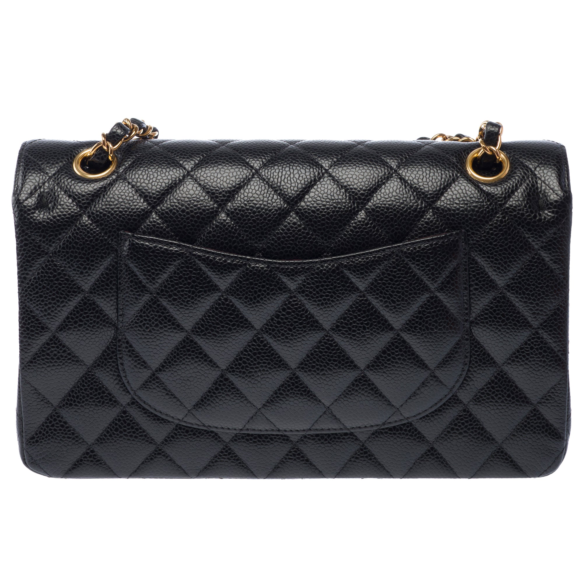 Sac CHANEL Timeless/Classique en Cuir Noir - 103889