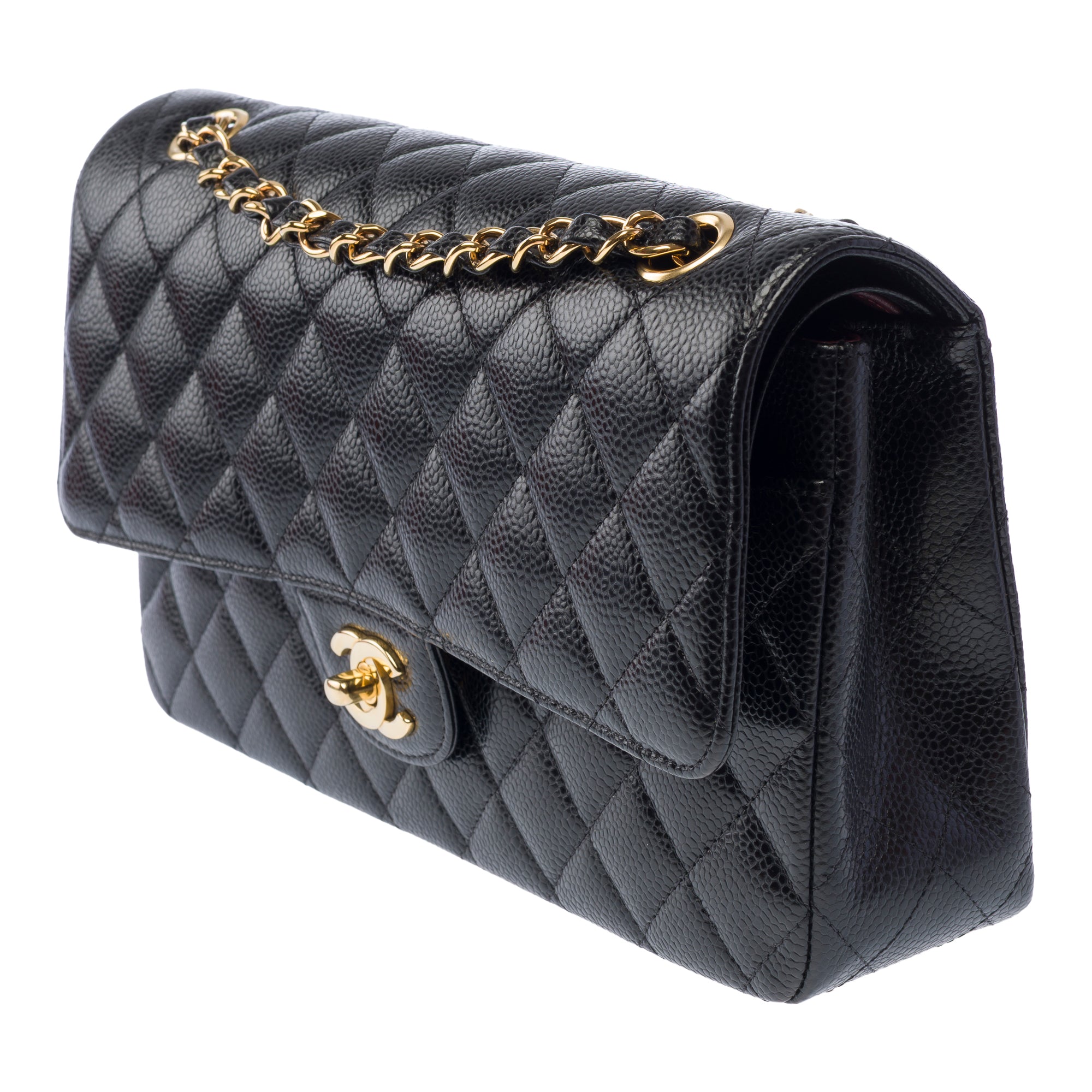Sac CHANEL Timeless/Classique en Cuir Noir - 103889
