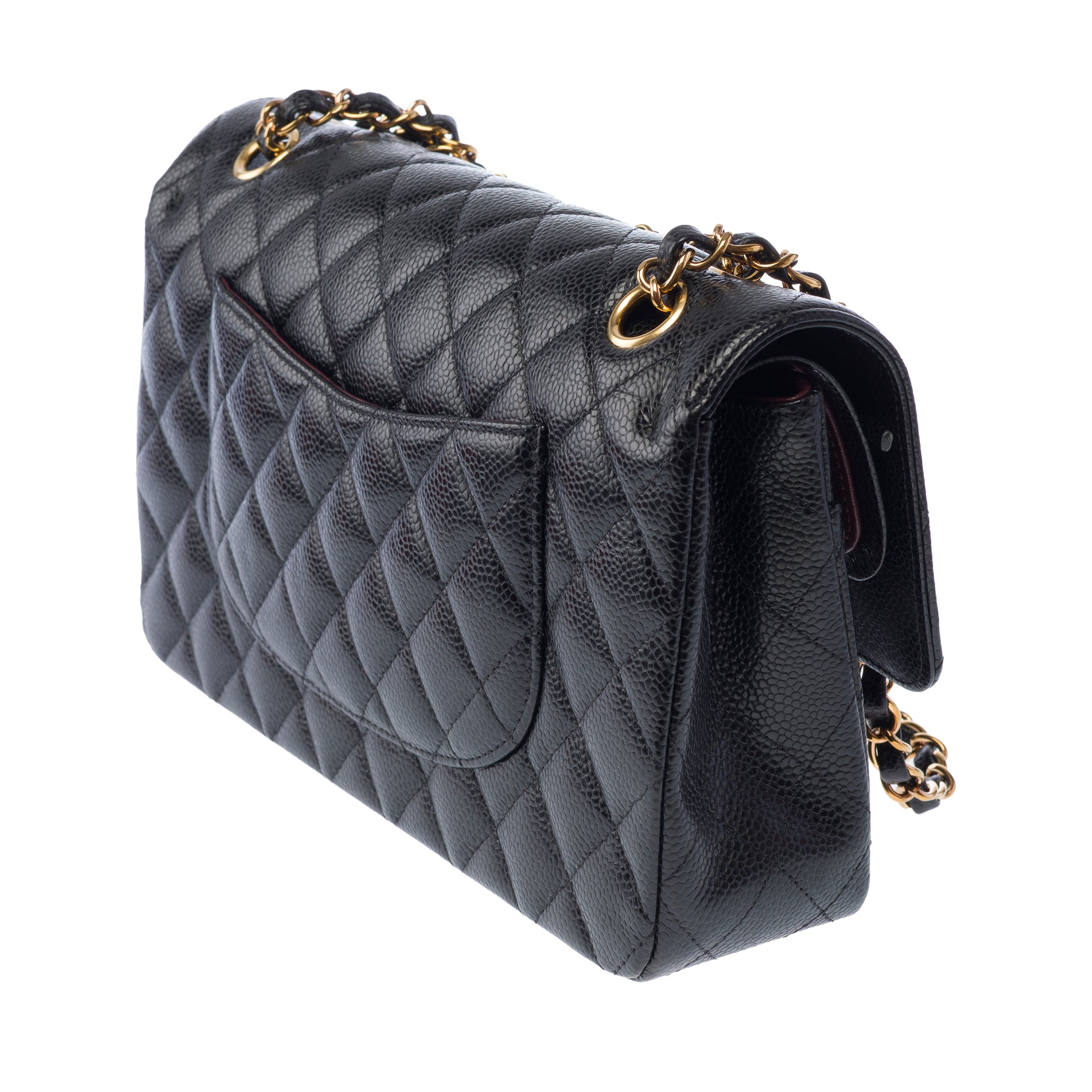 Sac CHANEL Timeless/Classique en Cuir Noir - 103889