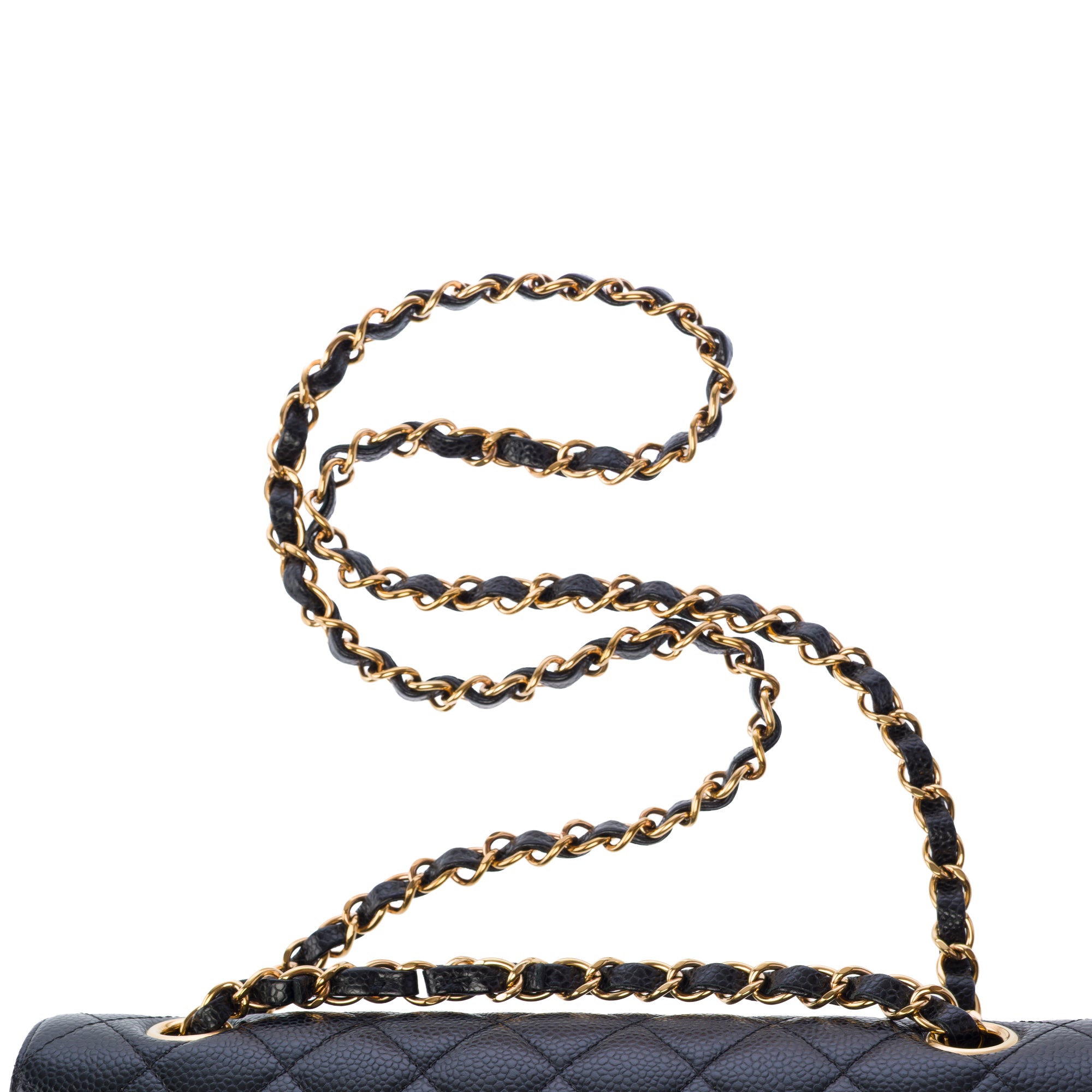 Sac CHANEL Timeless/Classique en Cuir Noir - 103889